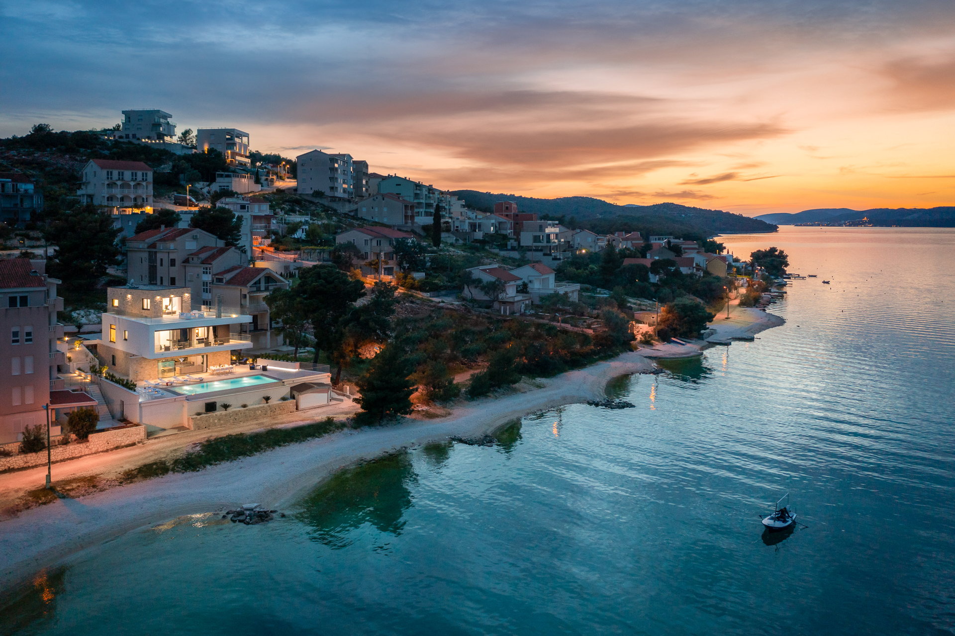Beachfront Villa Milka with Pool