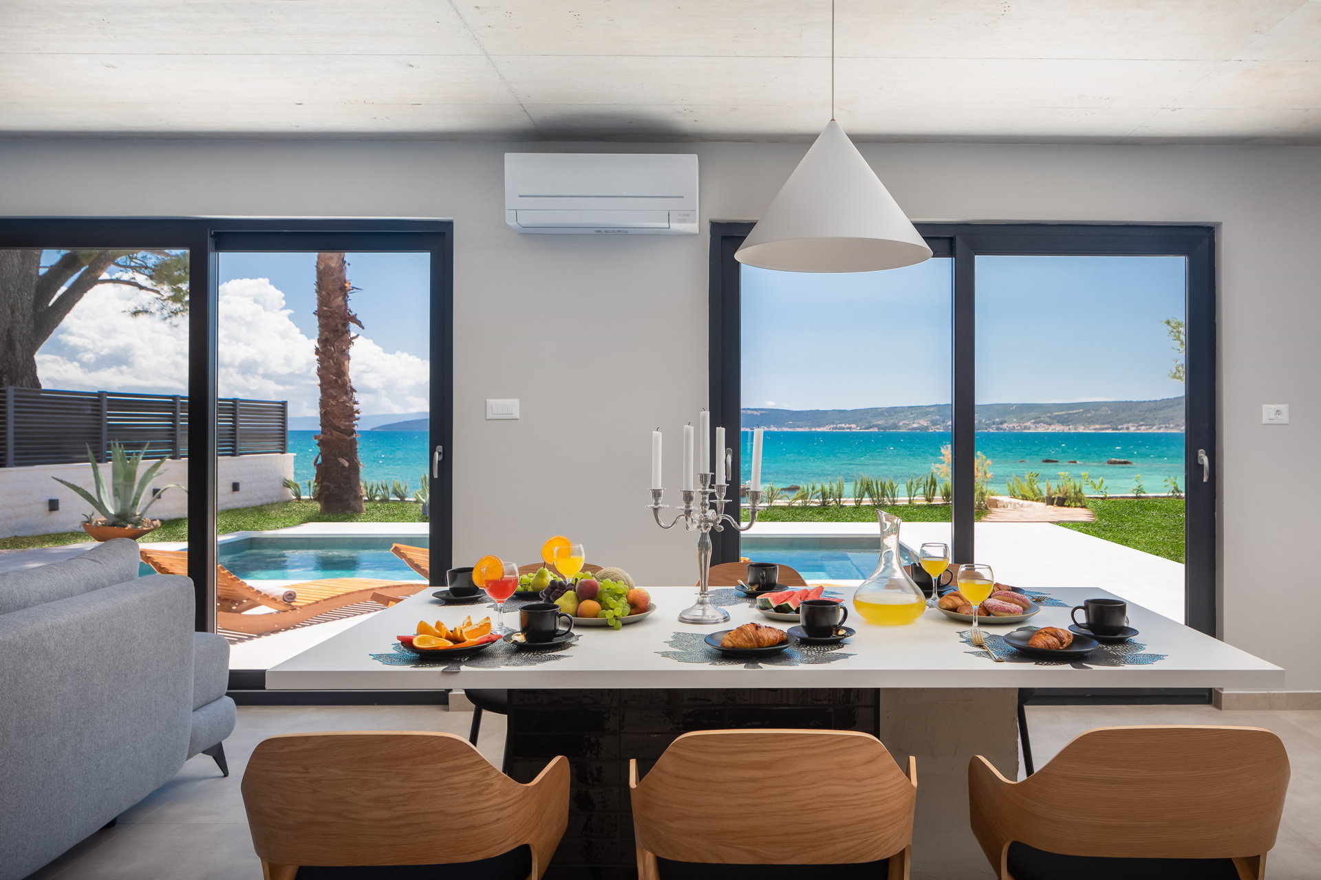 Beachfront Villa Tota with Pool