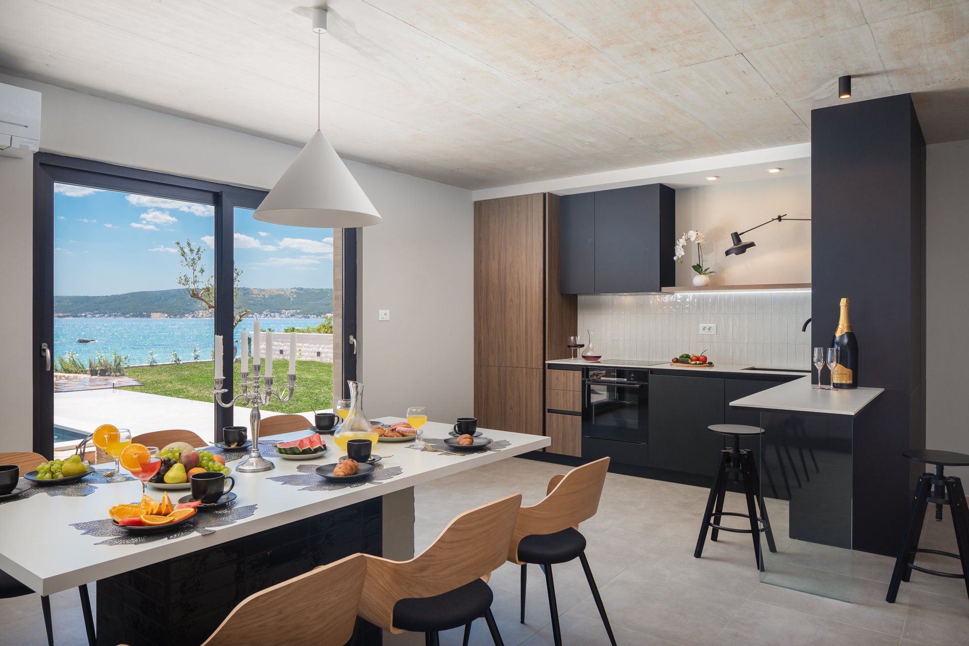Beachfront Villa Tota with Pool