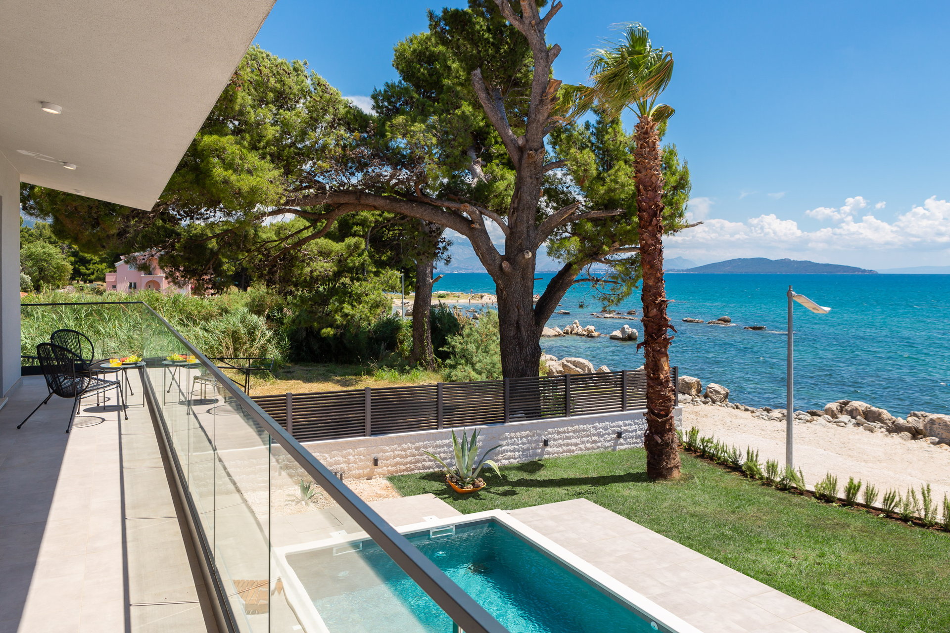 Beachfront Villa Tota with Pool