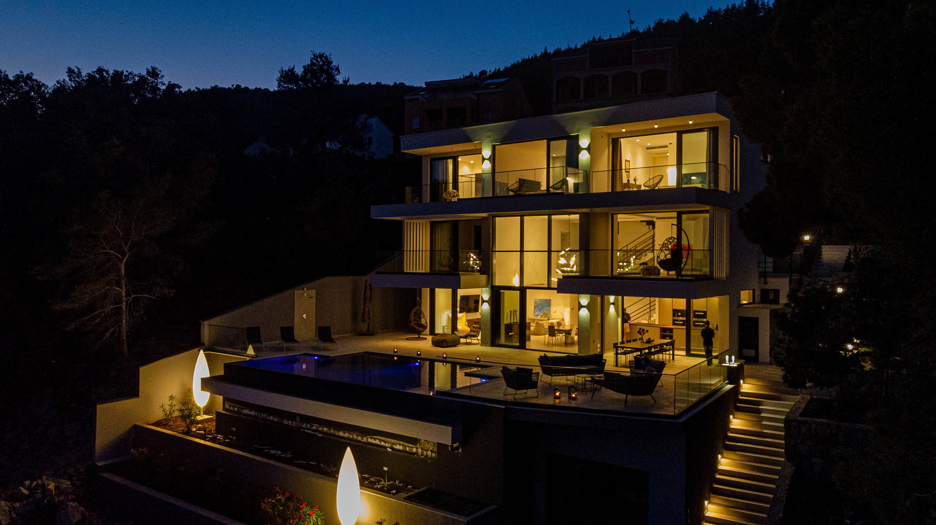 Beachfront Villa Aquamarin with Pool