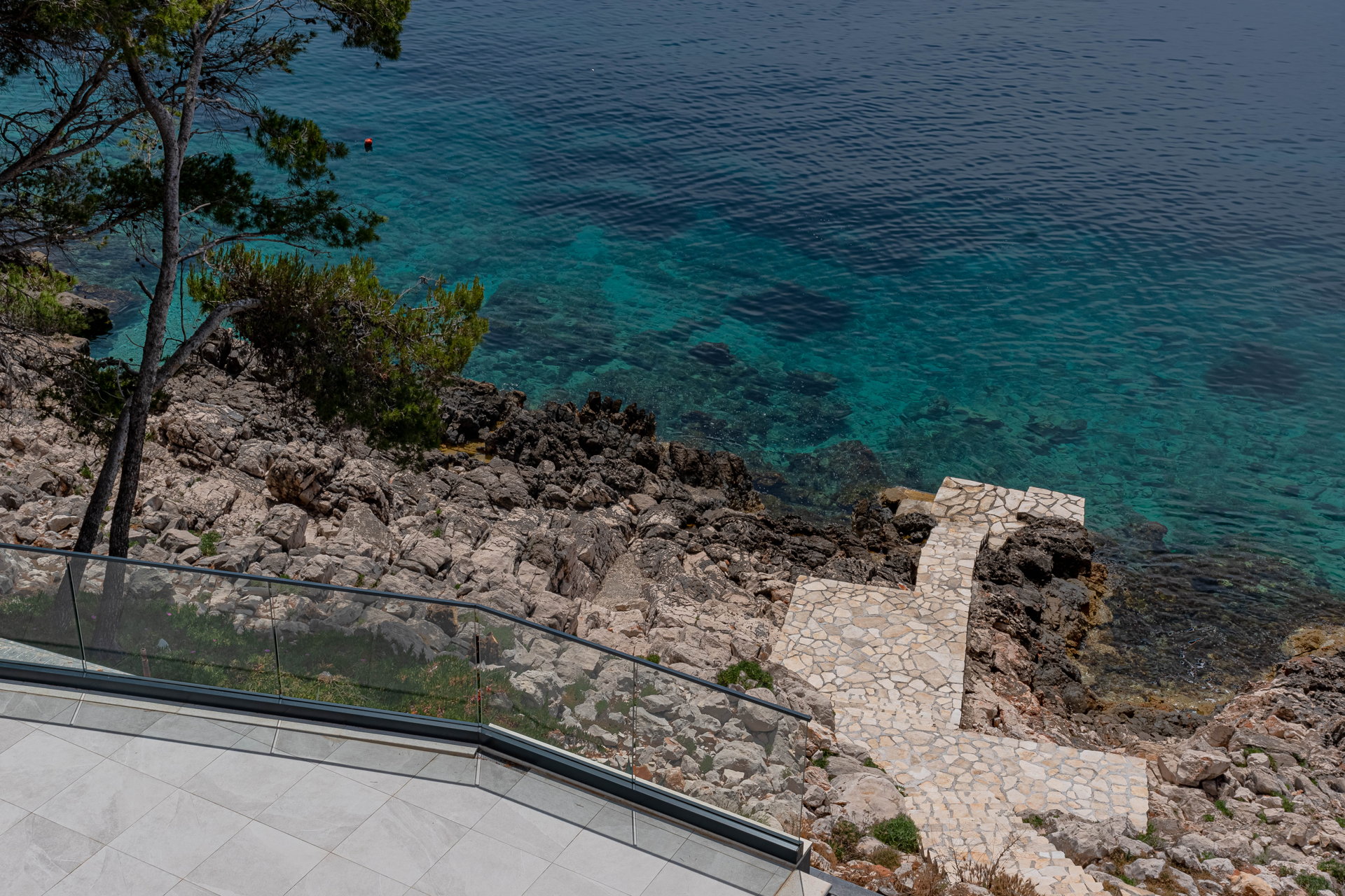 Beachfront Villa Aquamarin with Pool