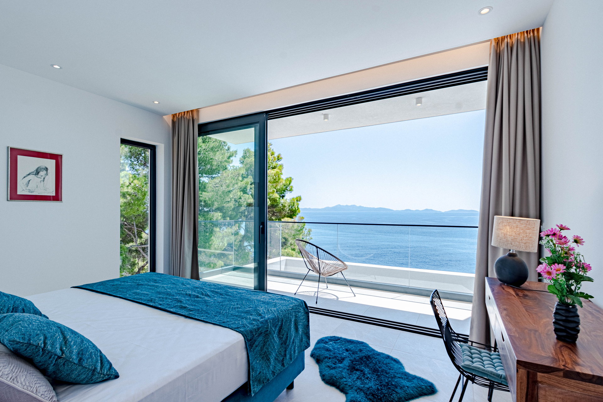 Beachfront Villa Aquamarin with Pool