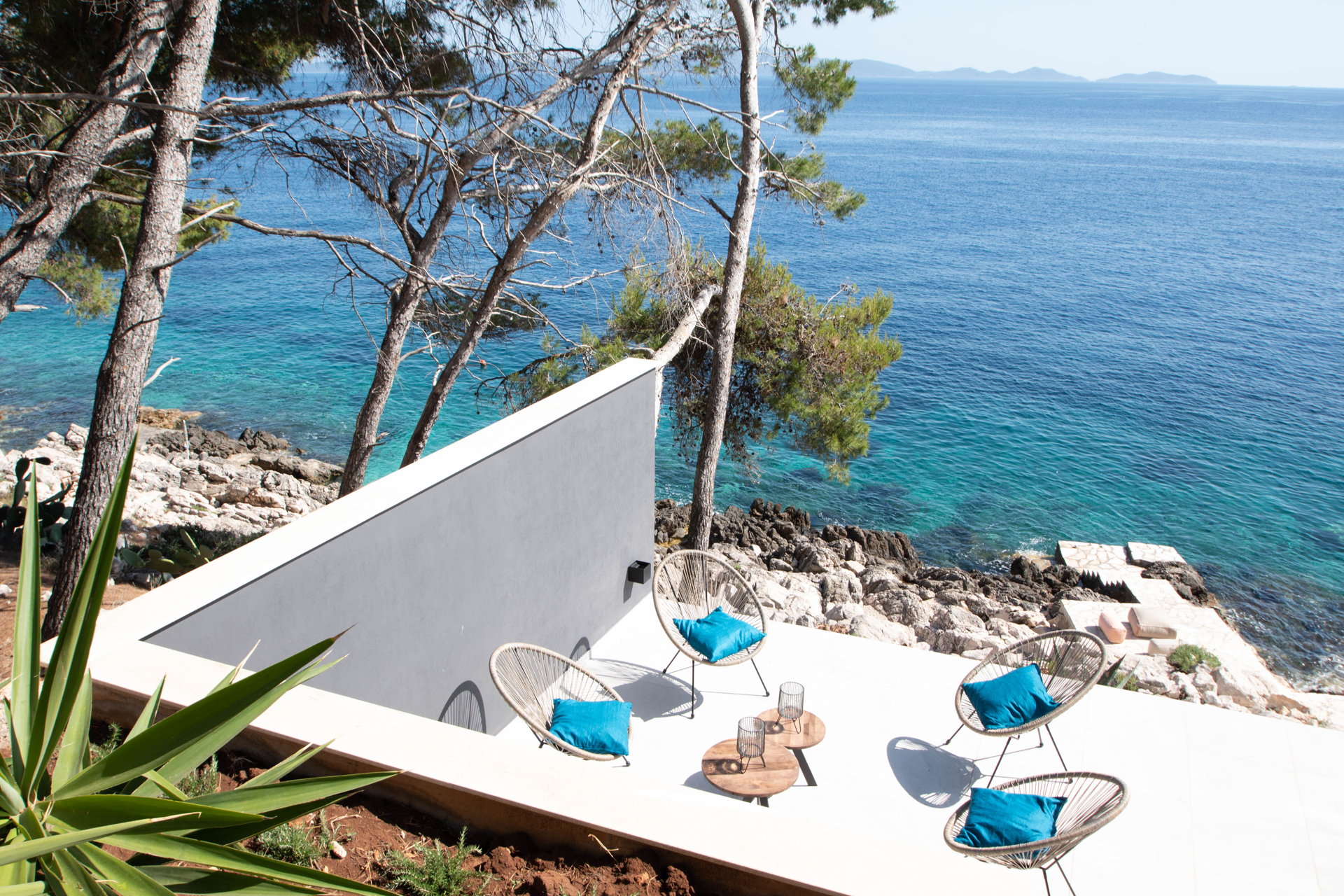 Beachfront Villa Aquamarin with Pool