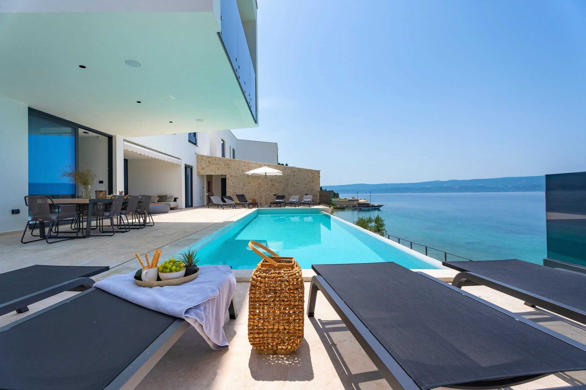 Image of Beachfront Villa Cordelia with Pool
