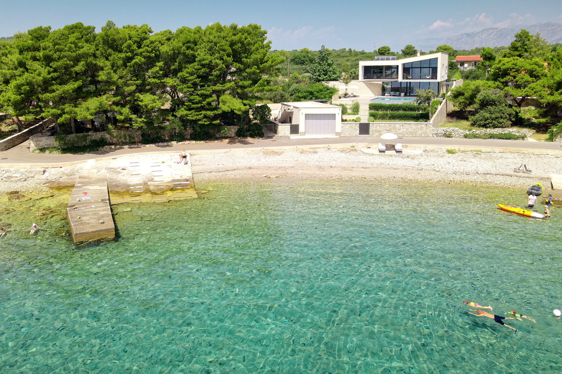Beachfront Villa Aqua Haven with Pool
