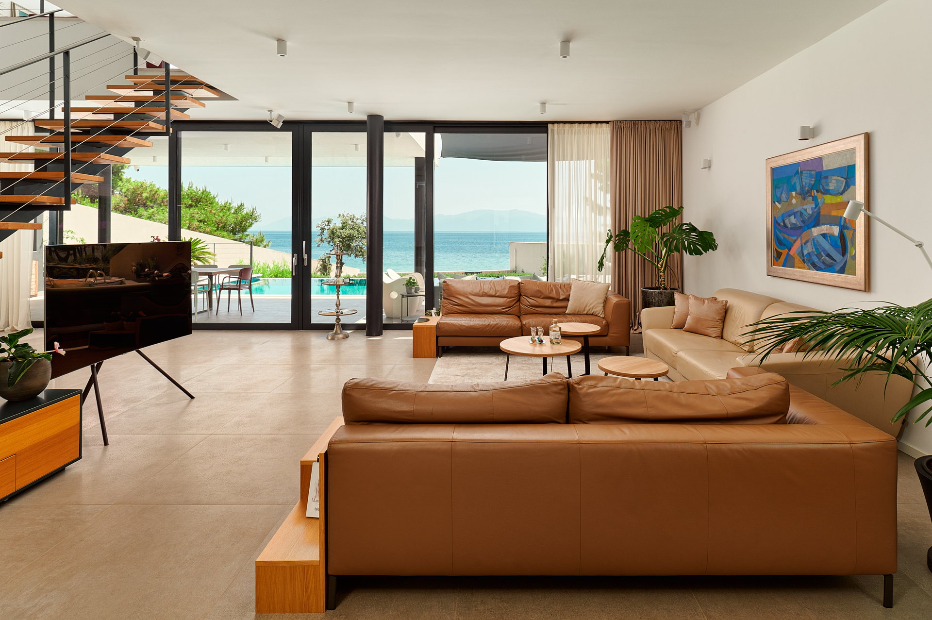 Beachfront Villa Aqua Haven with Pool