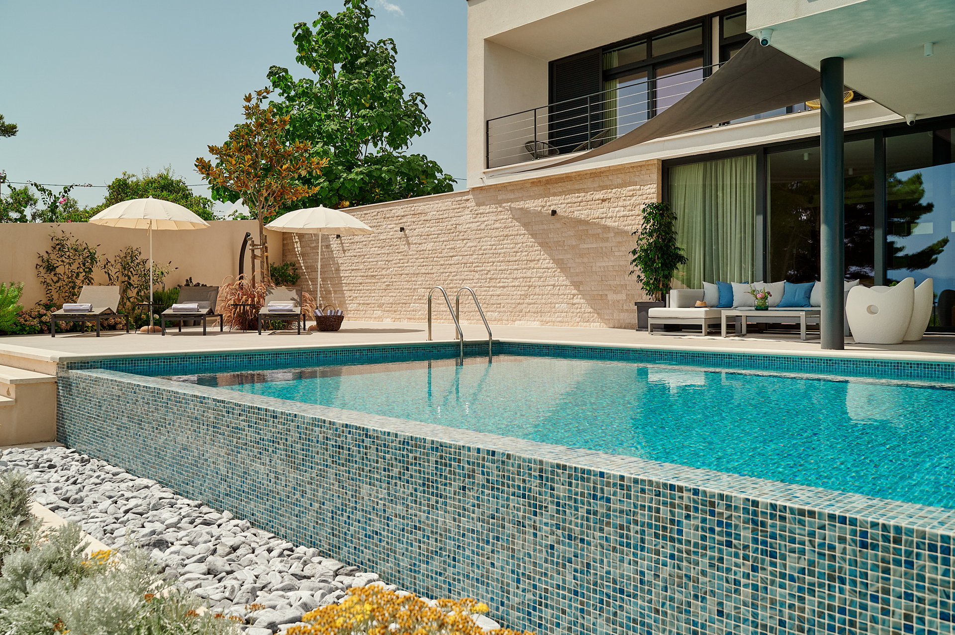 Beachfront Villa Aqua Haven with Pool