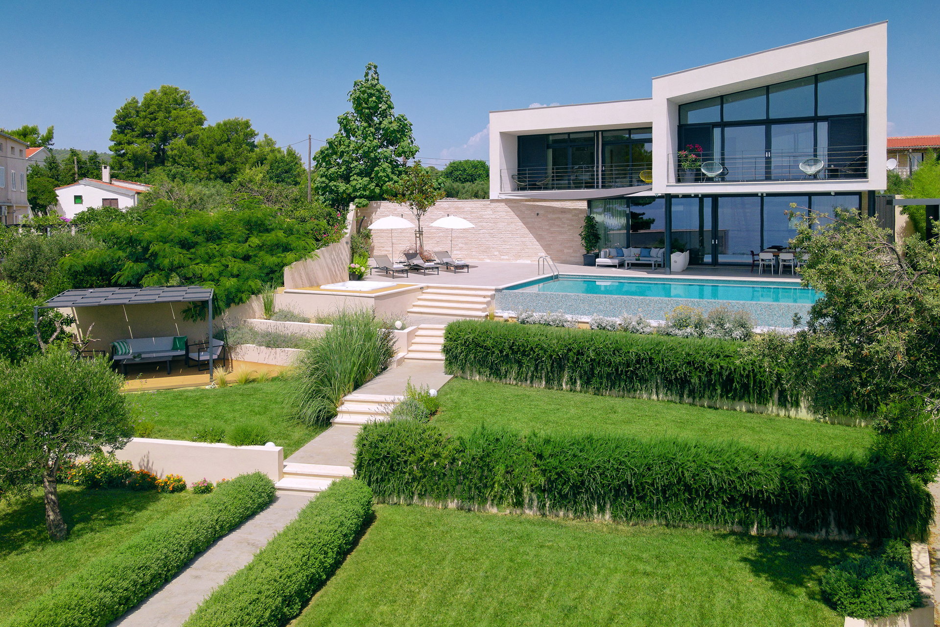 Beachfront Villa Aqua Haven with Pool