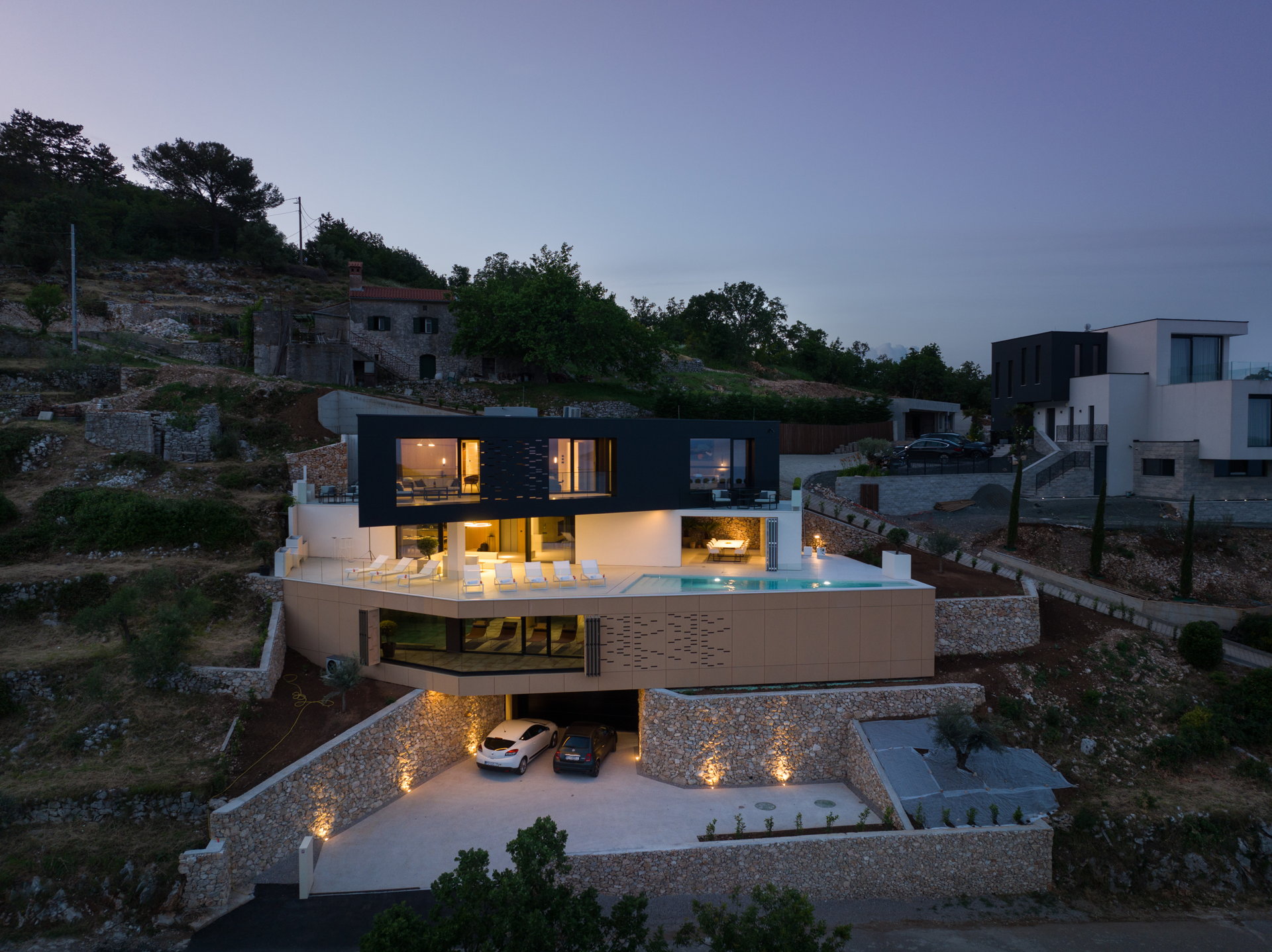 Luxury Villa Oceanic Abstraction with Pool