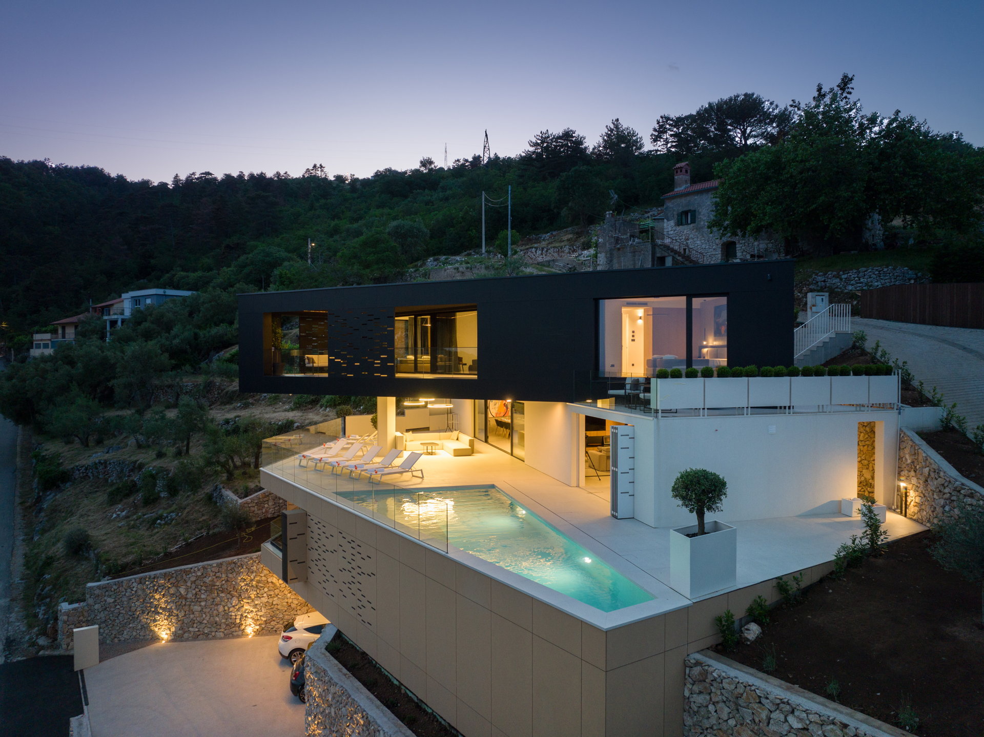 Luxury Villa Oceanic Abstraction with Pool