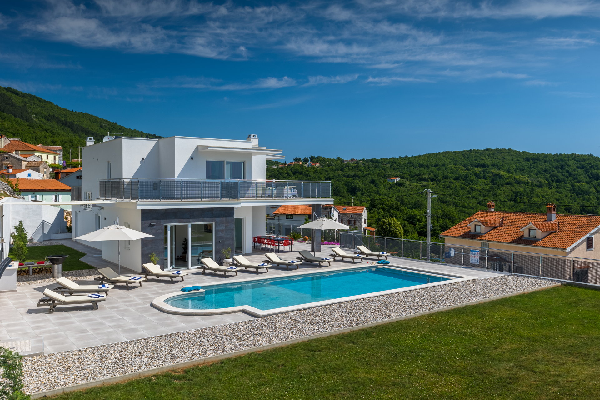 Luxusvilla Sunset Sailor mit Pool