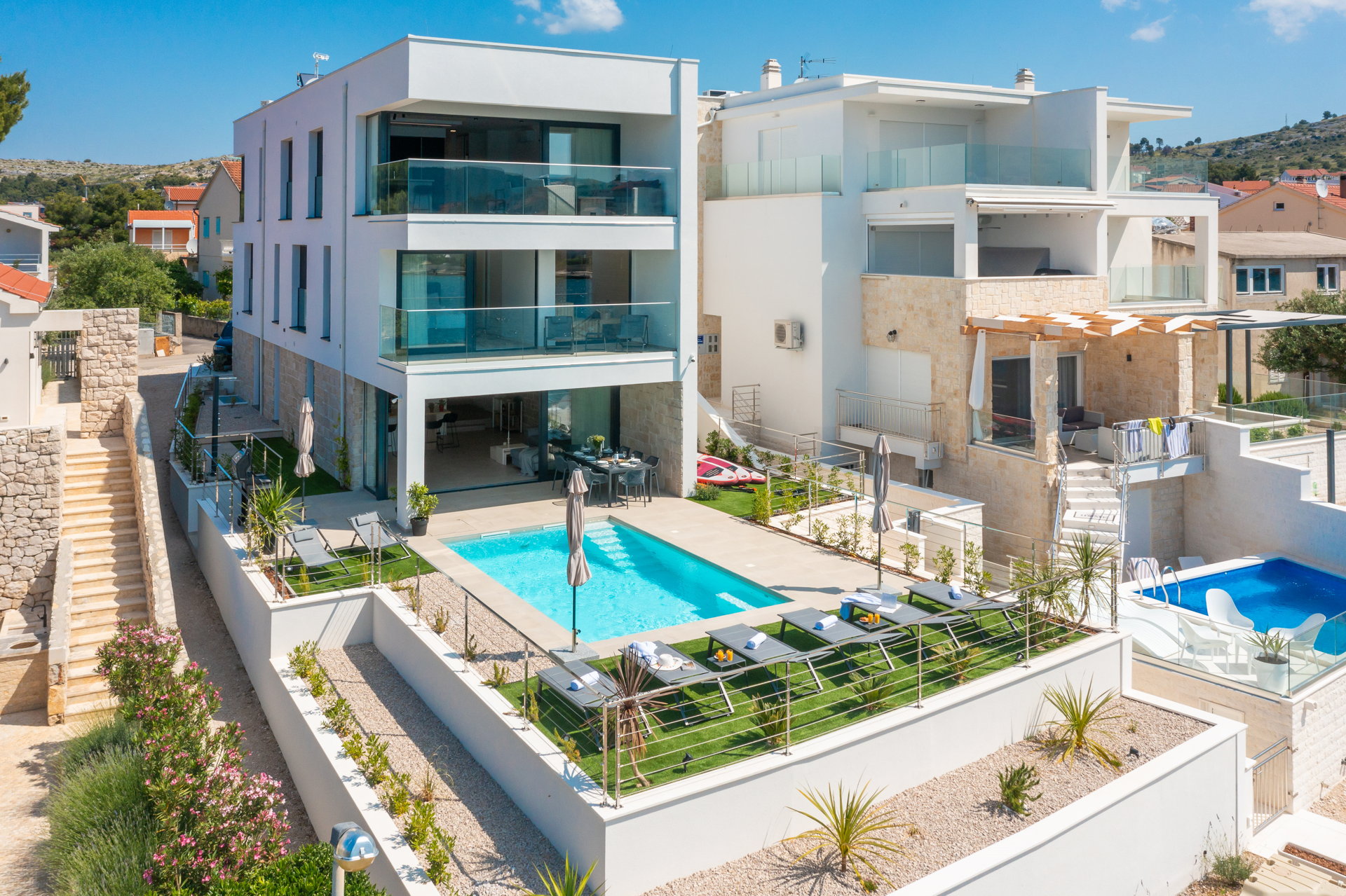Beachfront Villa Mona Lisa with Pool