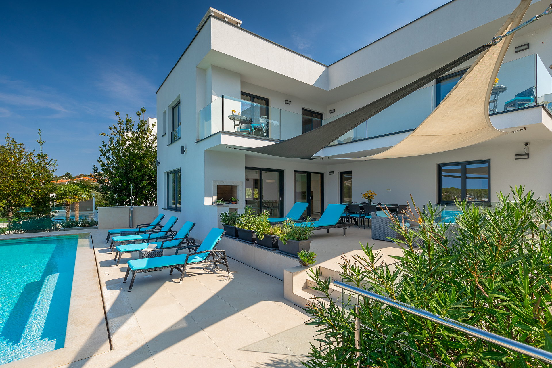 Beachfront Villa Naviblue with Pool