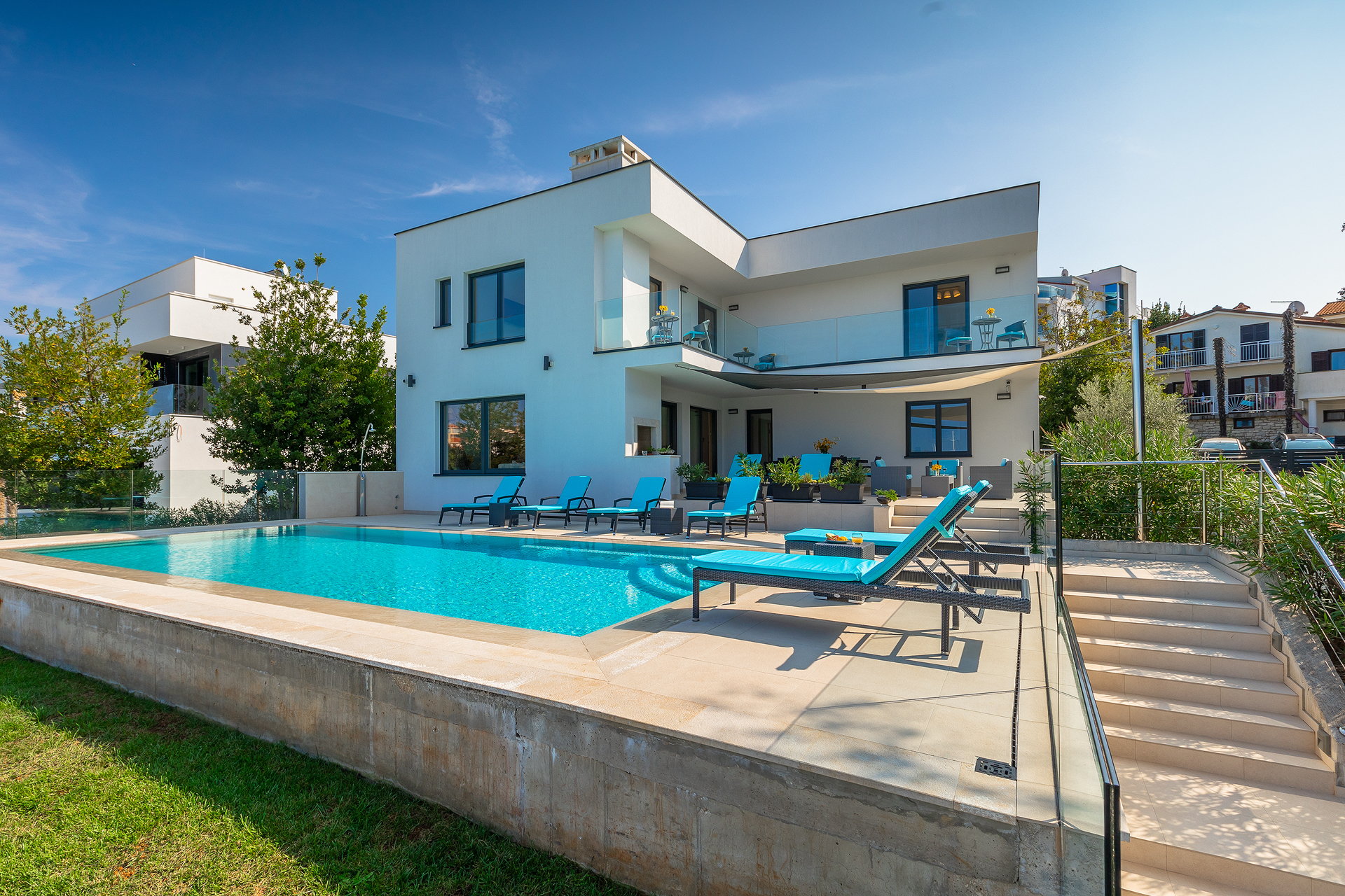 Beachfront Villa Naviblue with Pool