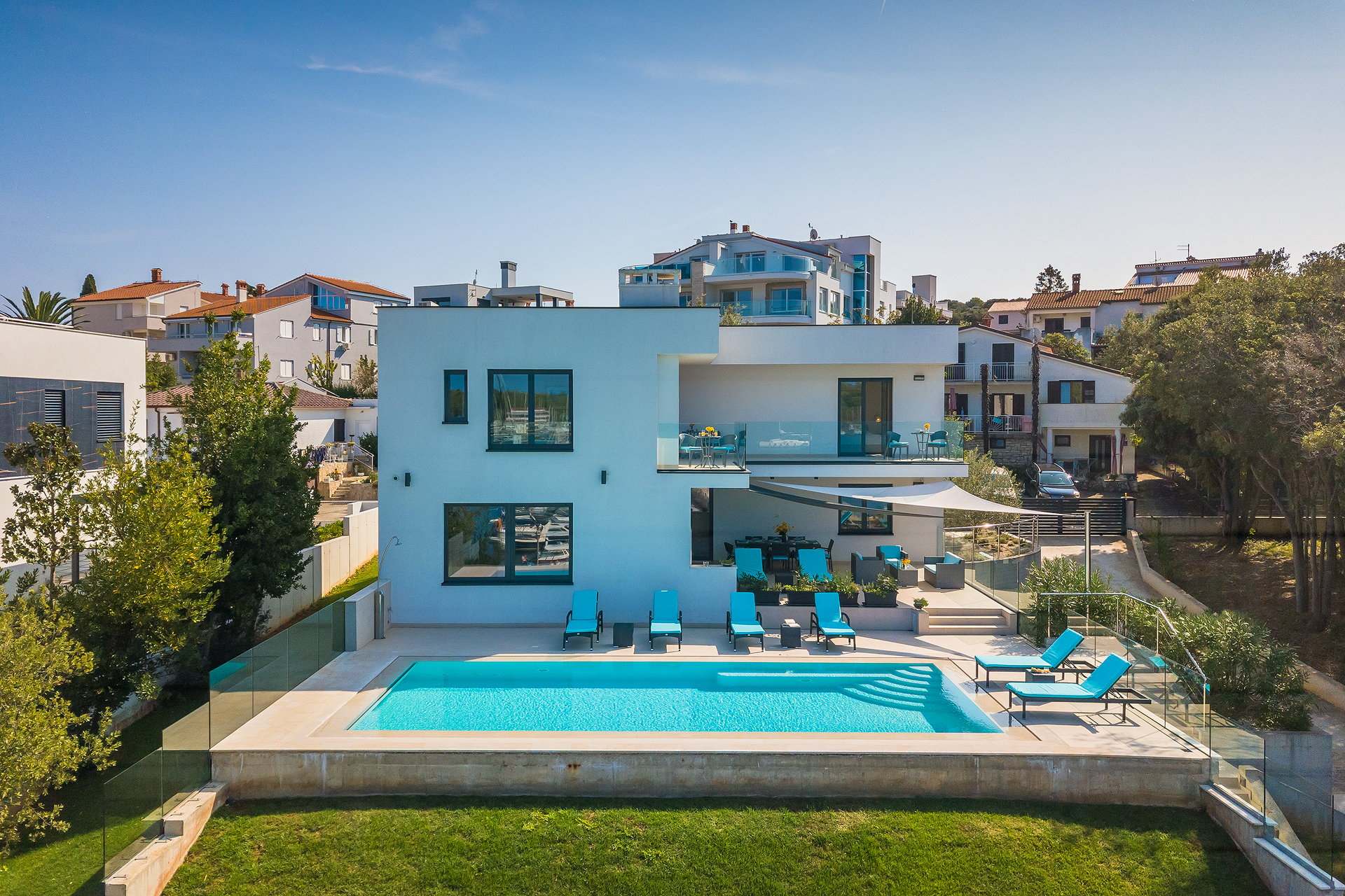 Beachfront Villa Naviblue with Pool