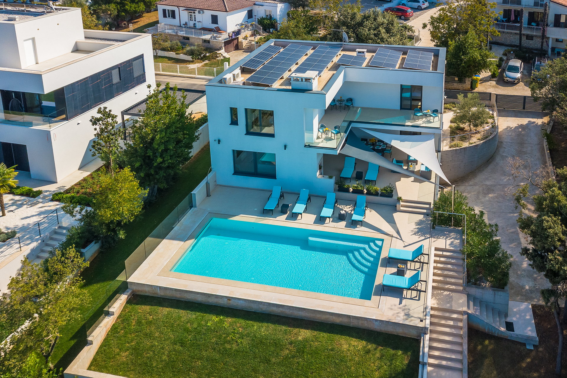 Beachfront Villa Naviblue with Pool