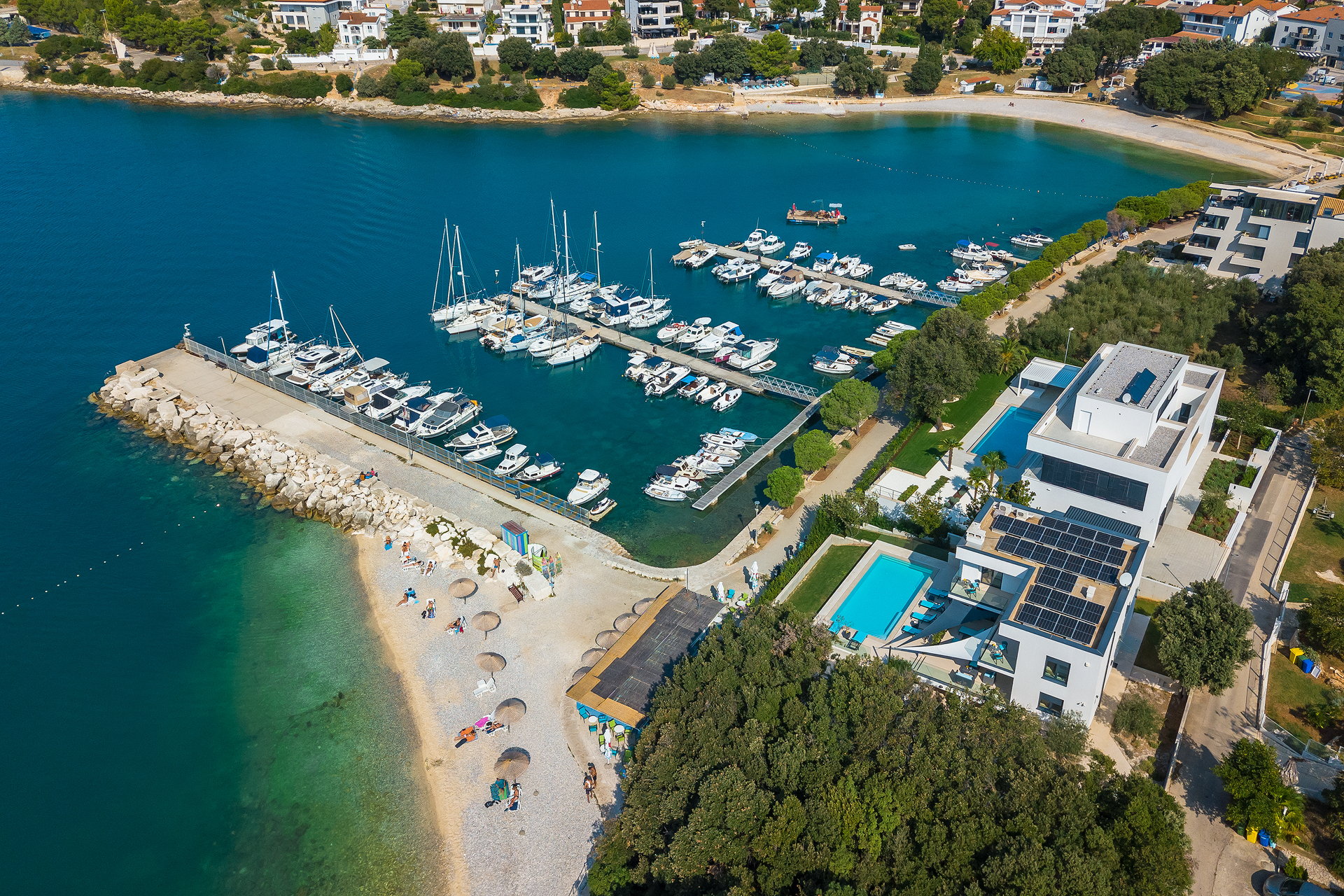 Beachfront Villa Naviblue with Pool