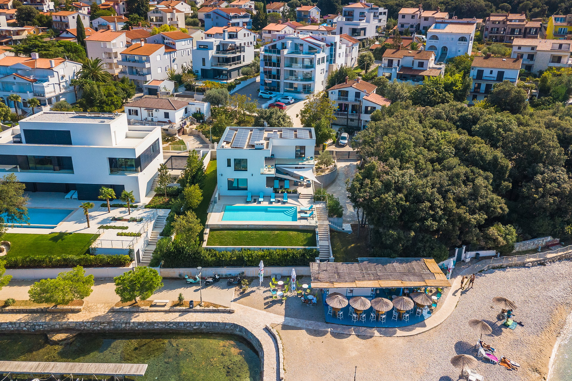 Beachfront Villa Naviblue with Pool