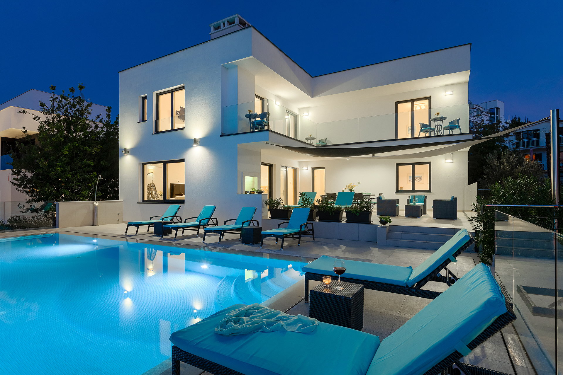 Beachfront Villa Naviblue with Pool