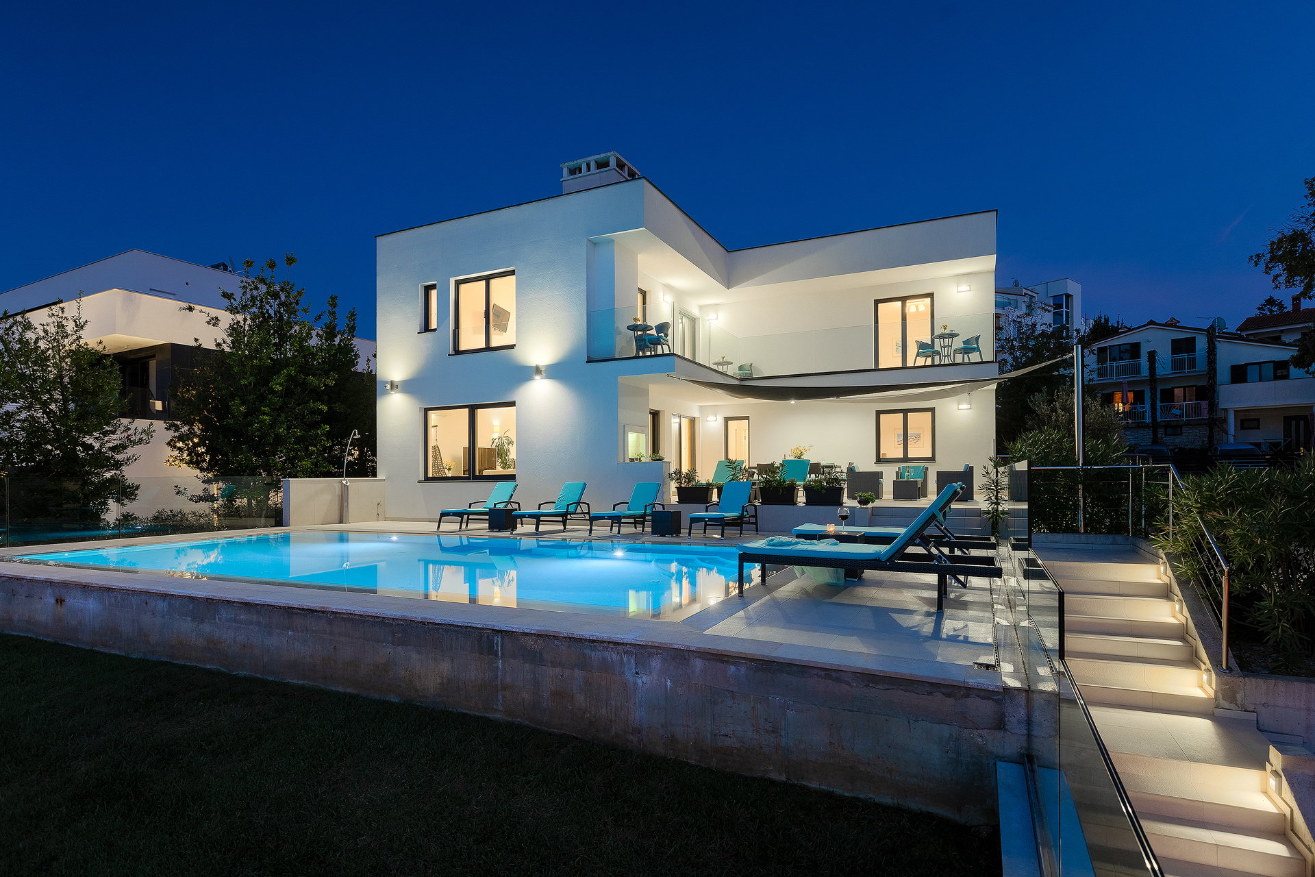 Beachfront Villa Naviblue with Pool