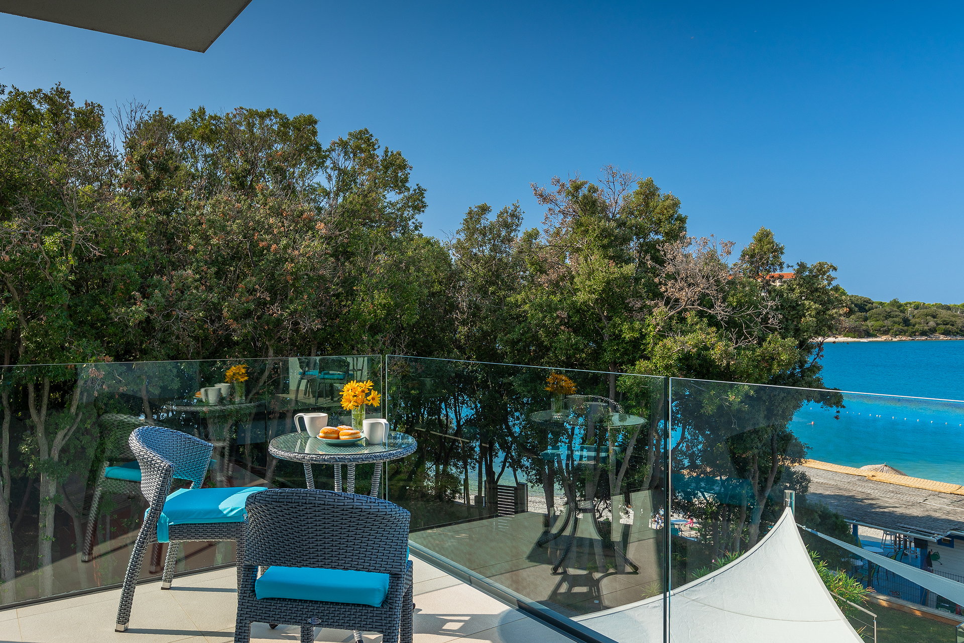 Beachfront Villa Naviblue with Pool