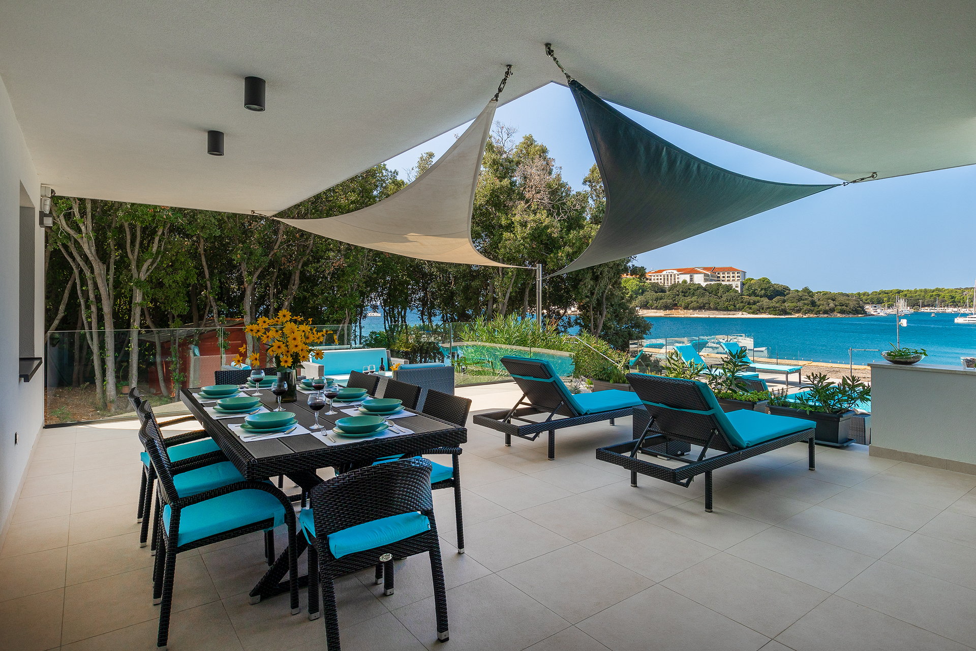 Beachfront Villa Naviblue with Pool
