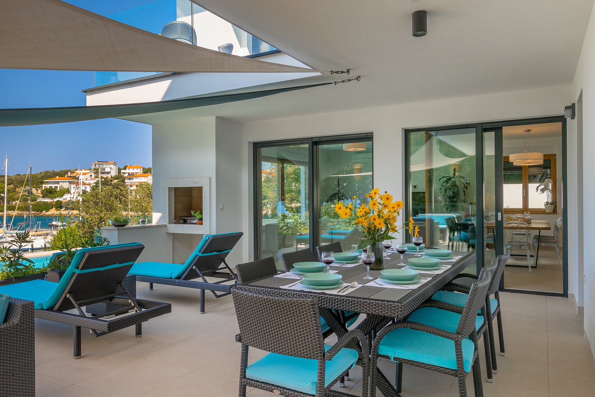 Beachfront Villa Naviblue with Pool