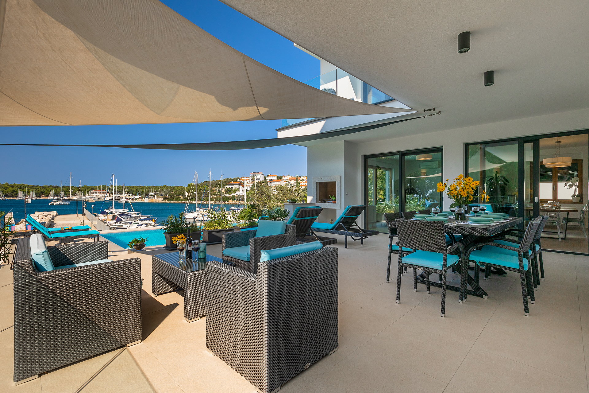 Beachfront Villa Naviblue with Pool