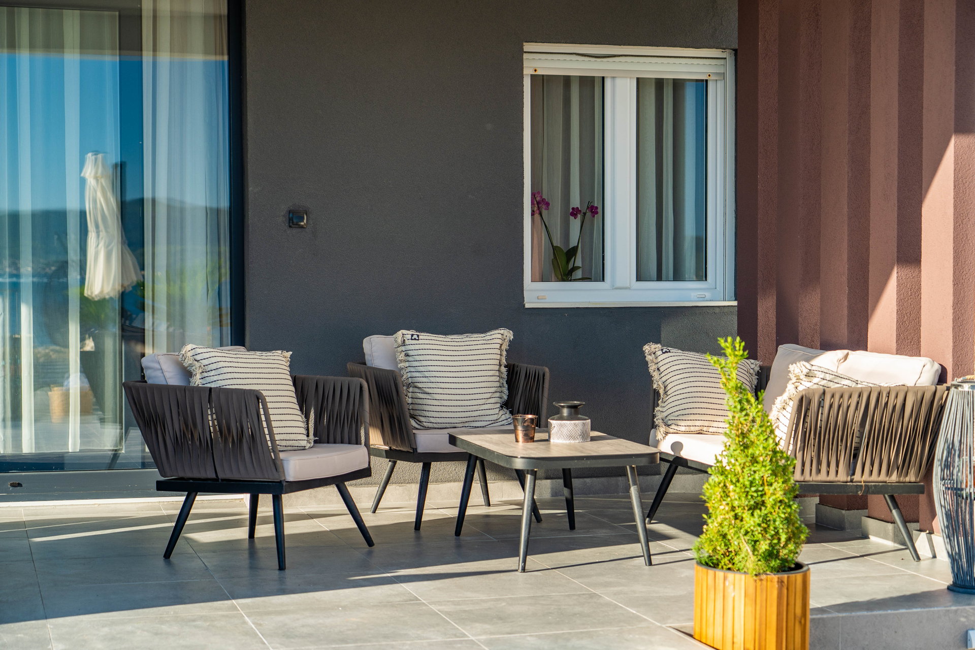 Beachfront Villa Blue Melody with Pool