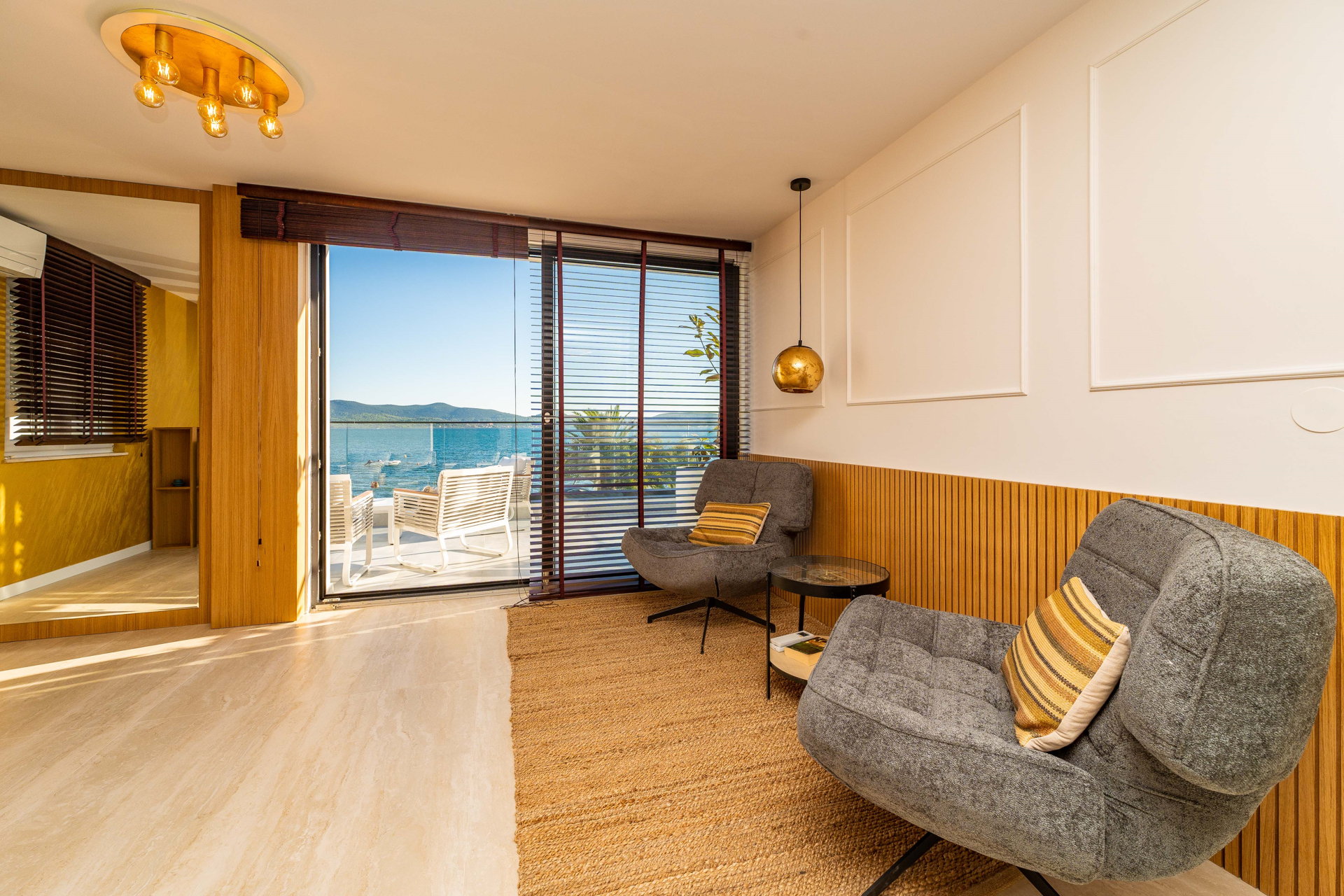 Beachfront Villa Blue Melody with Pool