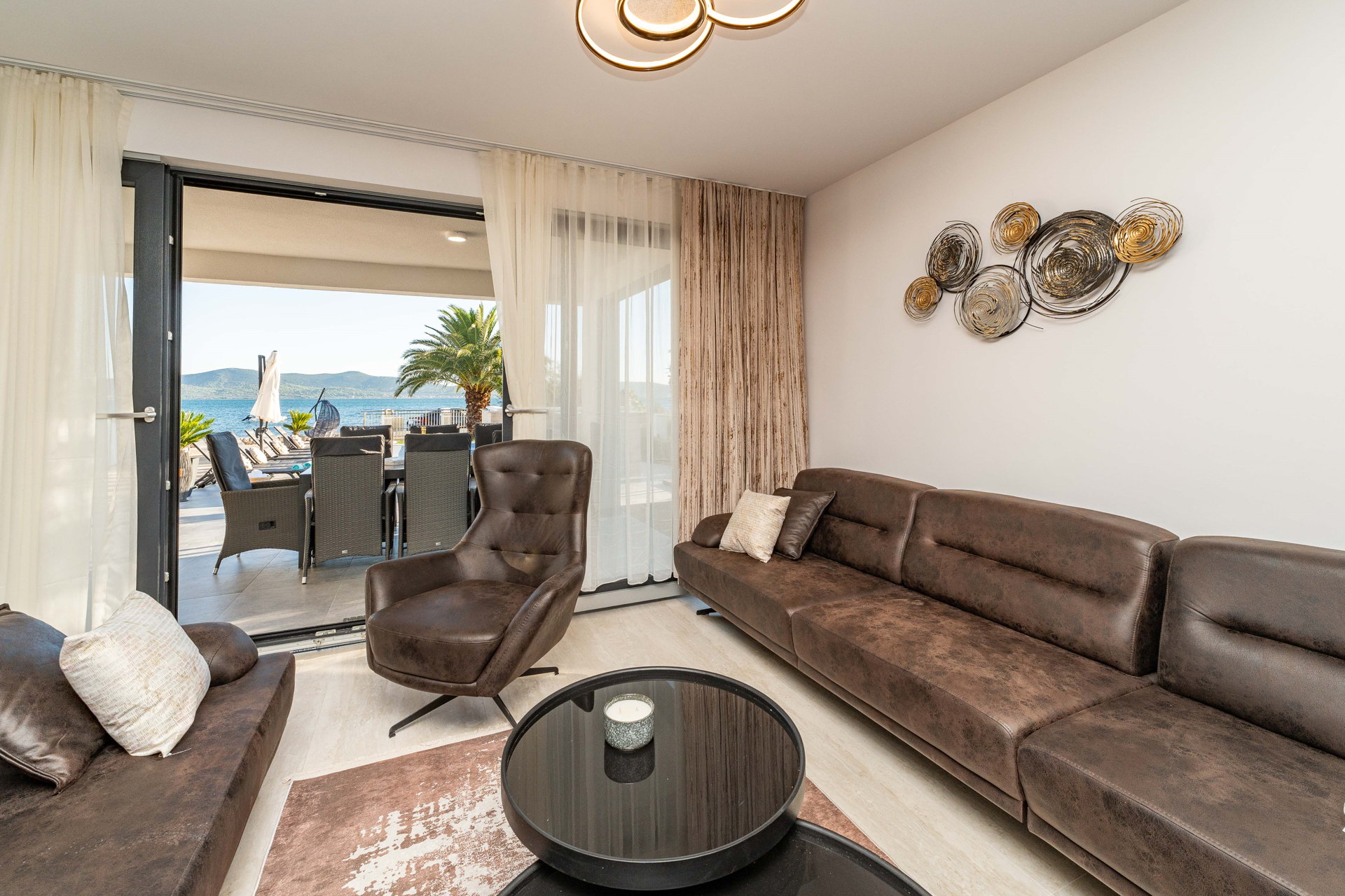 Beachfront Villa Blue Melody with Pool