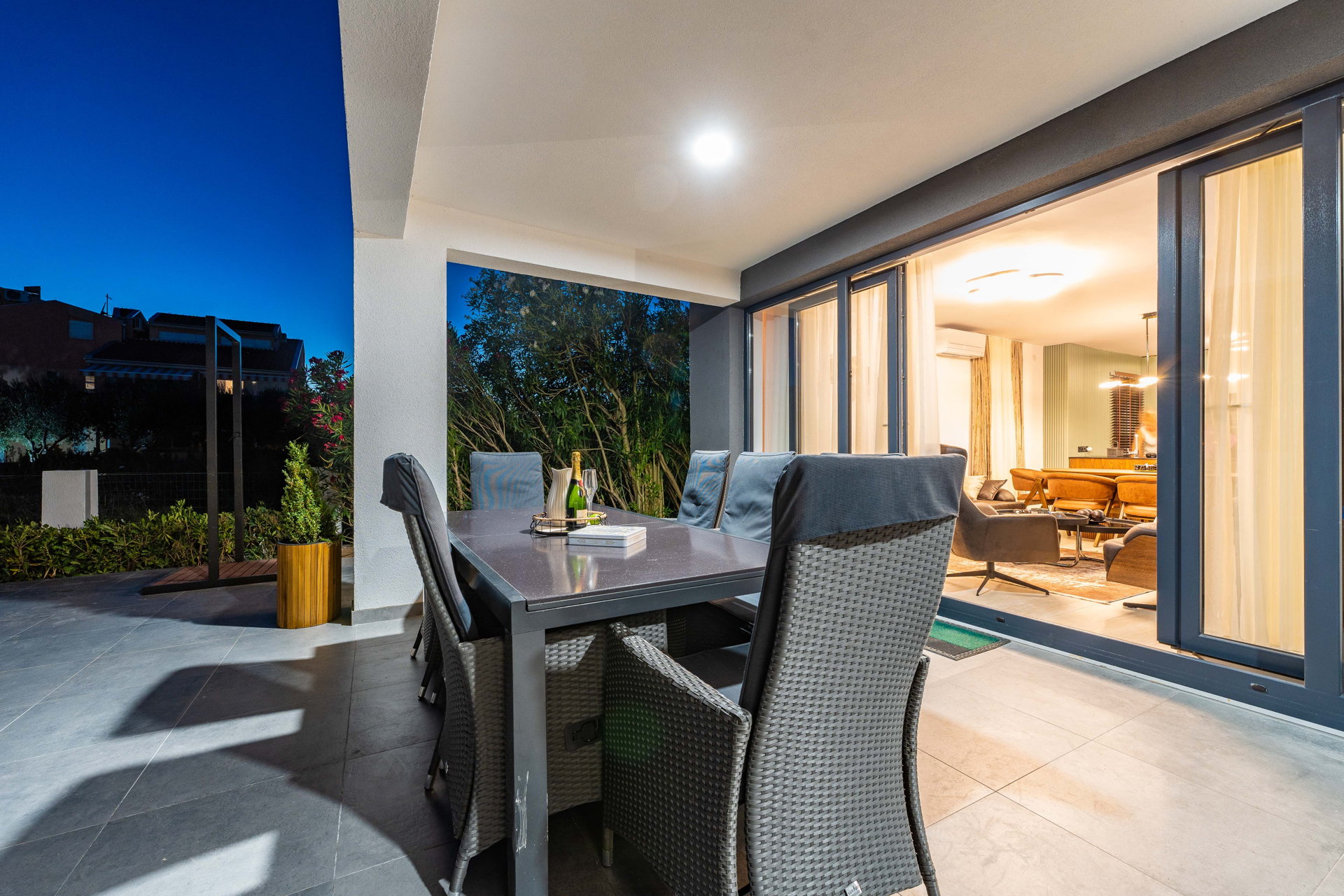 Beachfront Villa Blue Melody with Pool