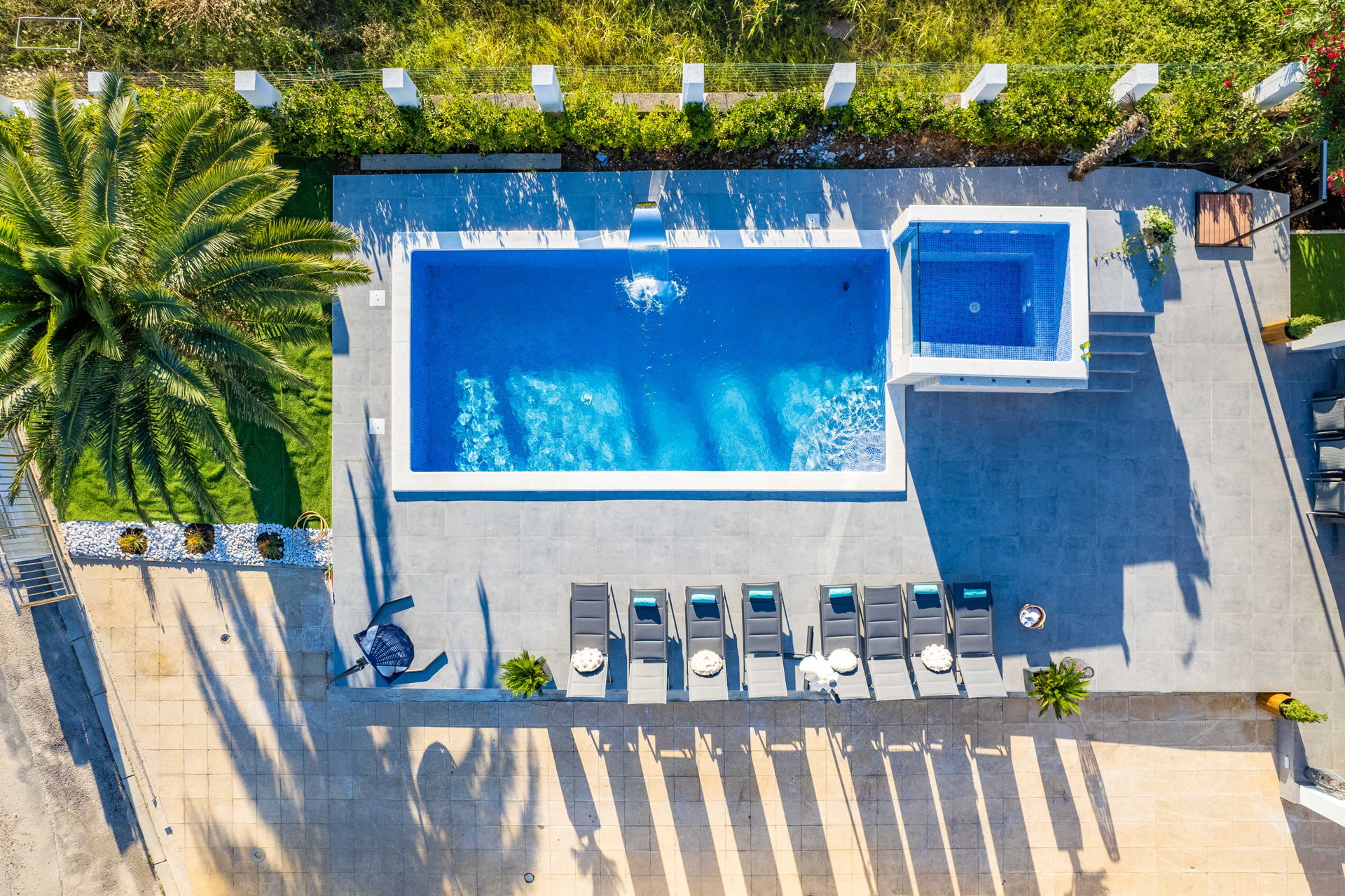 Beachfront Villa Blue Melody with Pool