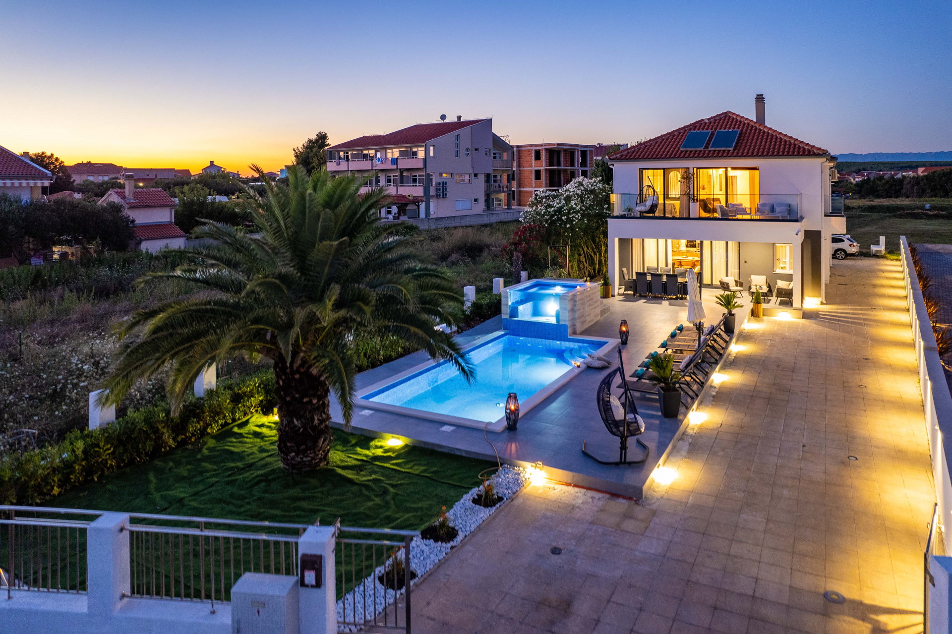 Beachfront Villa Blue Melody with Pool