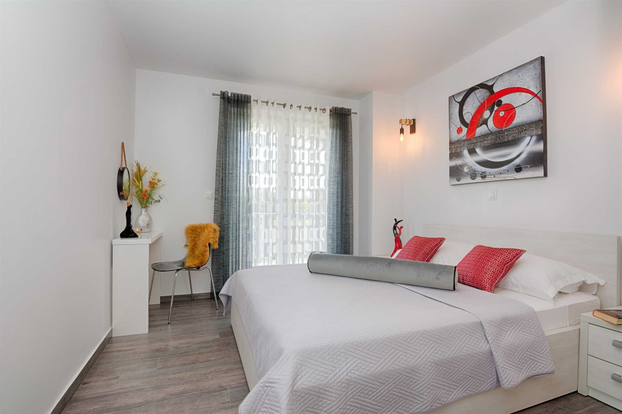Newly furnished apartment with pool | Quiet location | Sea view | for 6 per.