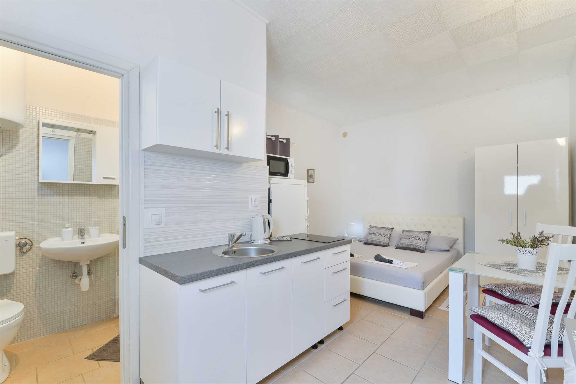 Studio apartman za dvije osobe | 100 m od plaže | klima, internet