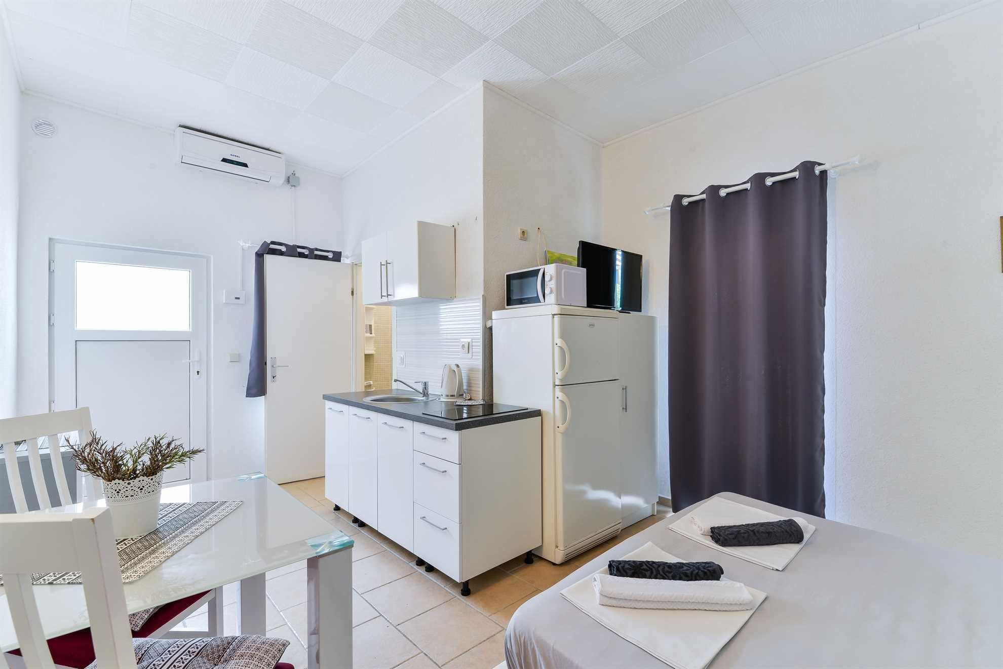 Studio apartman za dvije osobe | 100 m od plaže | klima, internet