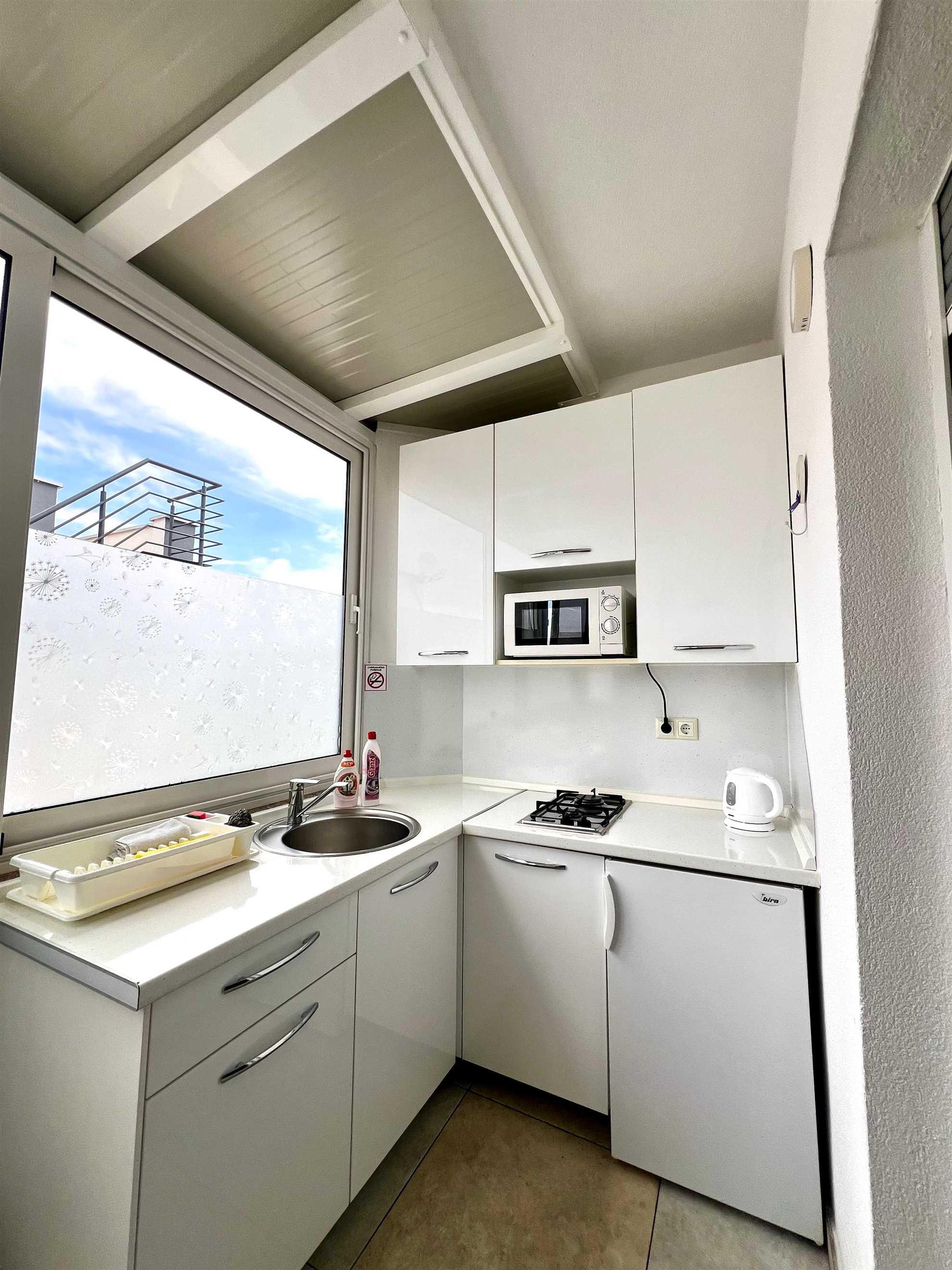 Partial sea view  | 100 m from beach | Studio for 2 persons