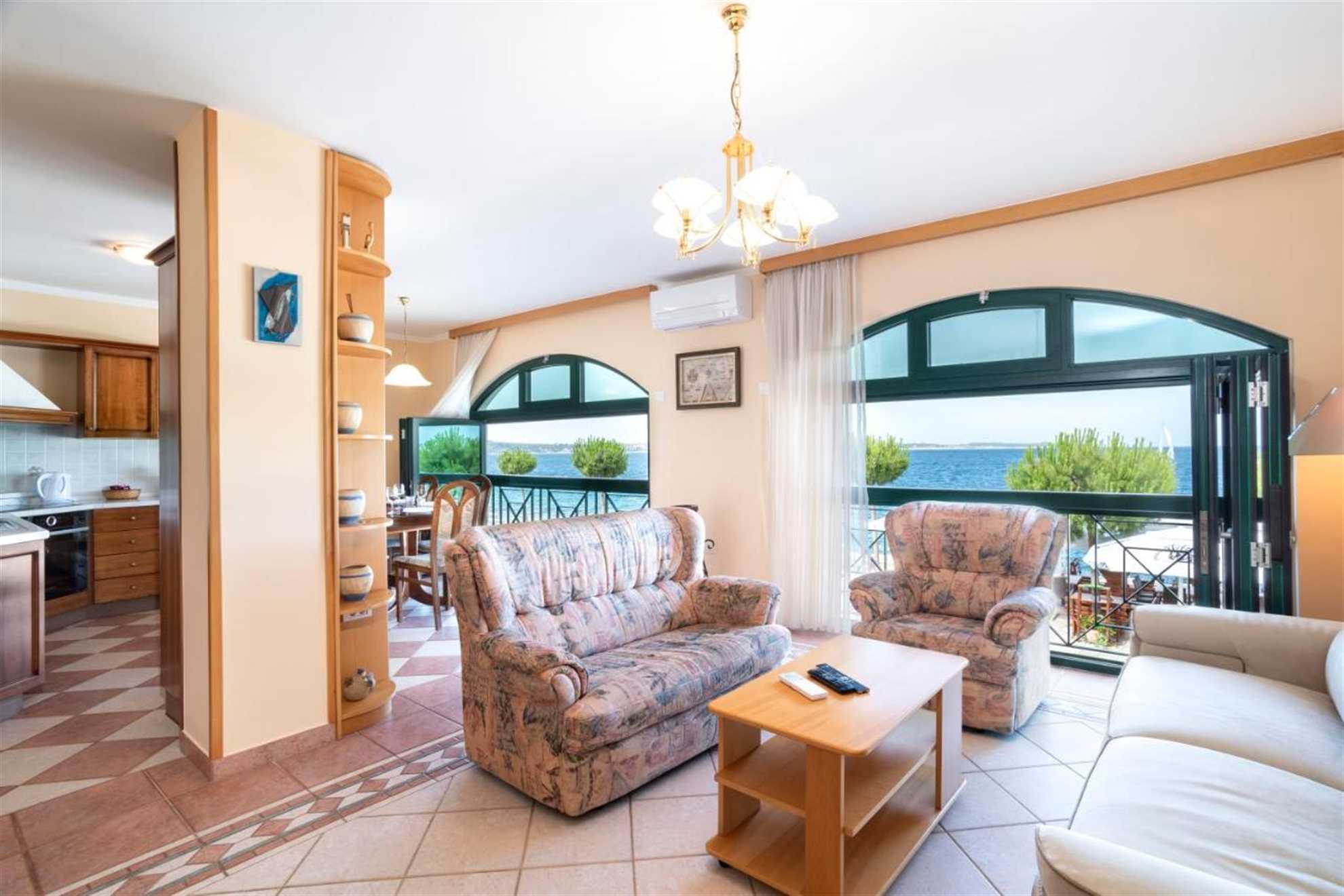 Beachfront Two Bedroom Apartment with Sea view SunVita Piran