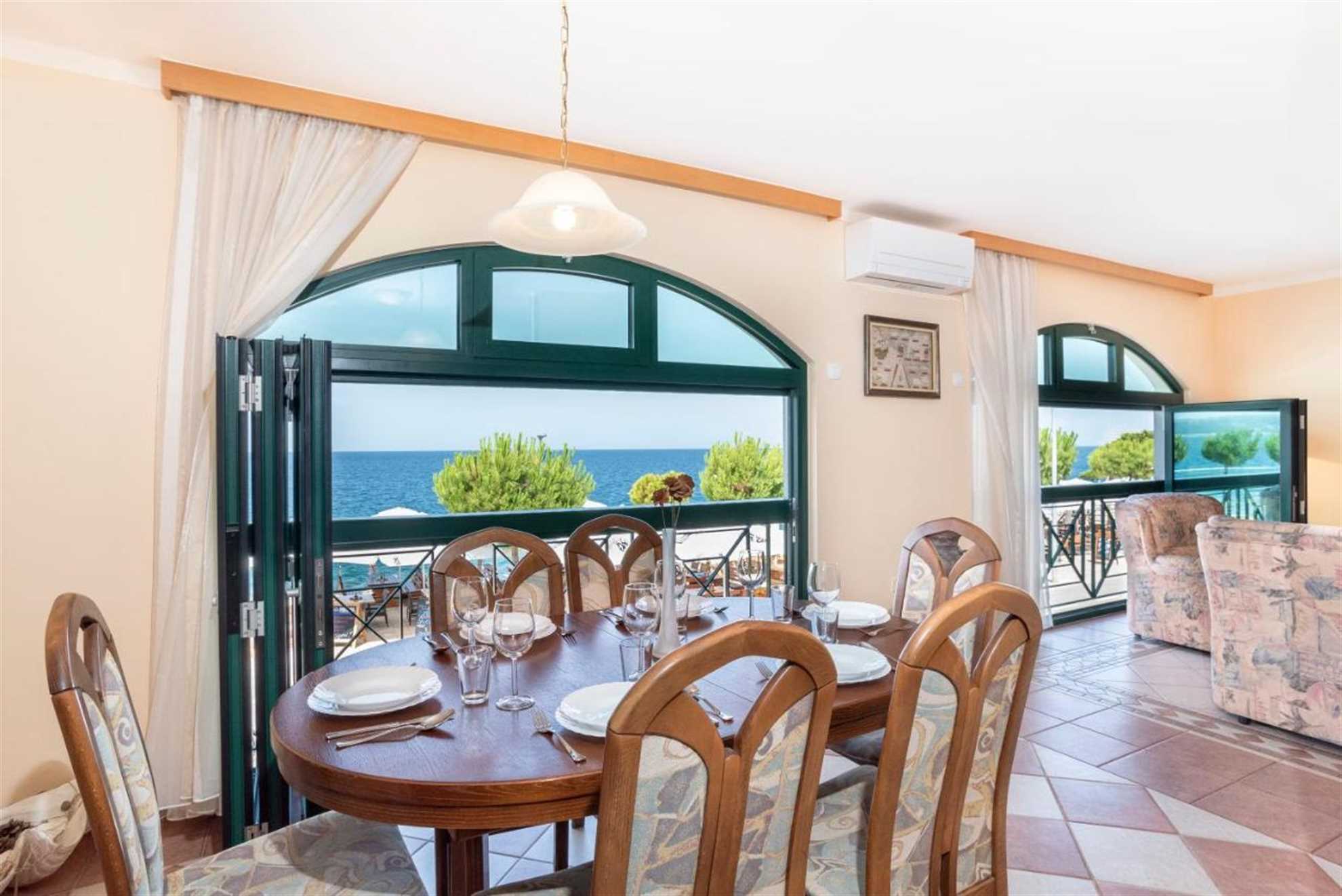 Beachfront Two Bedroom Apartment with Sea view SunVita Piran