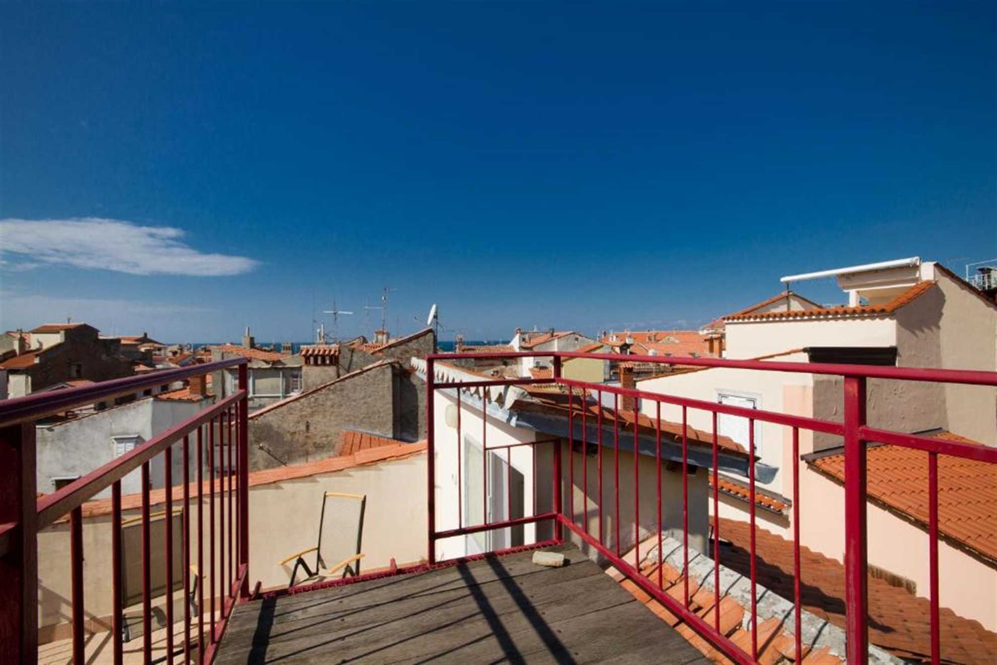 One Bedroom Apartment with Rooftop Terrace Vintage Piran