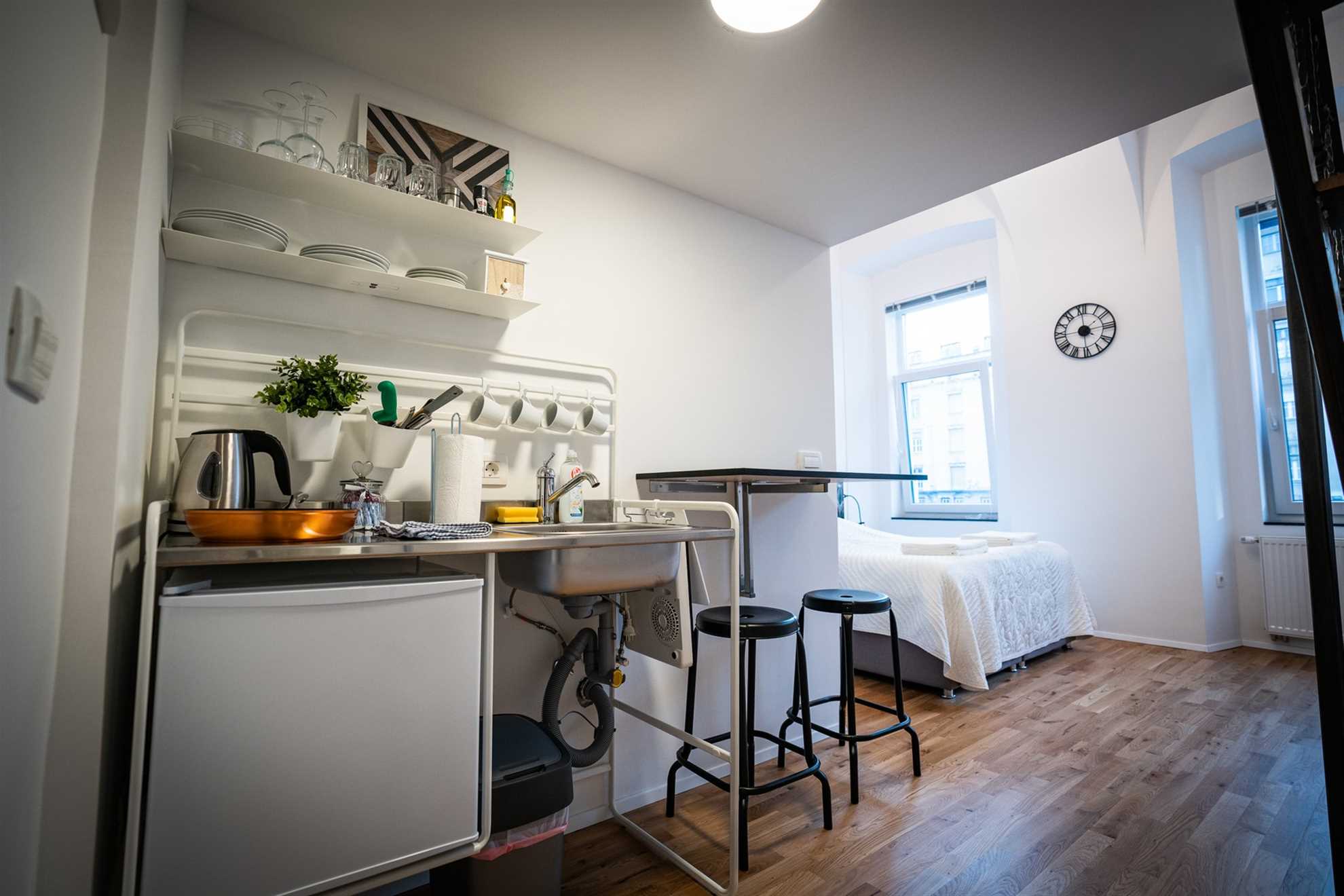 Rhino 8 Studio duplex near main bus and train station