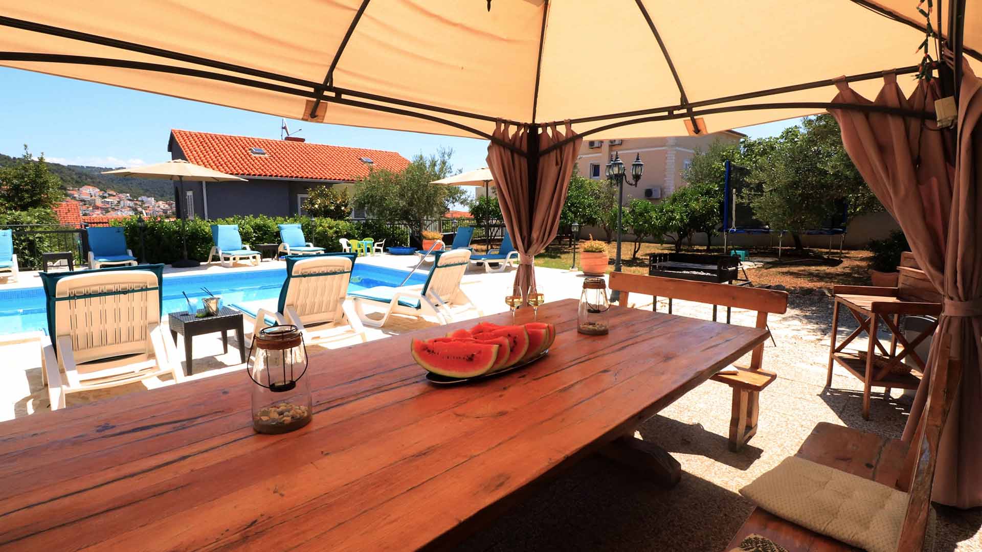 Holiday house Reni with pool near beach - Eos Croatia