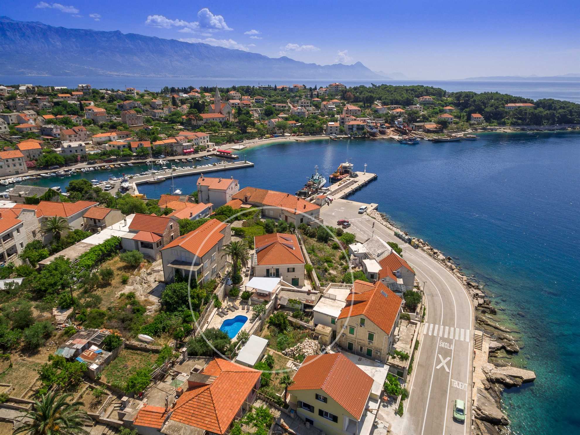 Seaview villa Mirabella with pool near beach - Eos Croatia