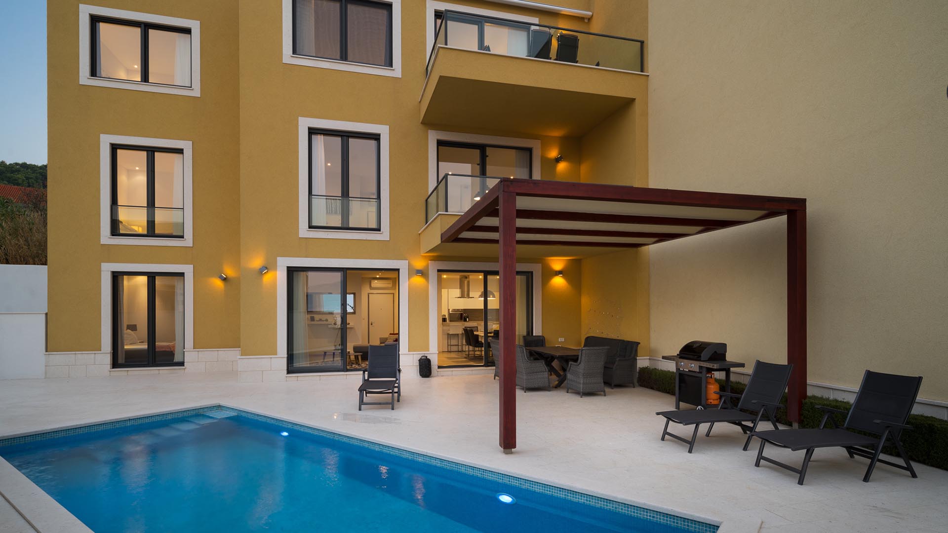 Luxury apartment Golden D1 with private pool - Eos Croatia