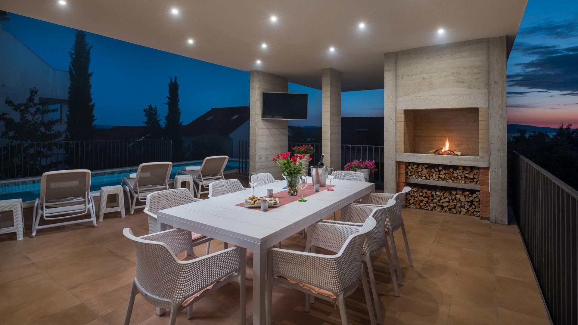 Seaview villa Prima Vista with pool - Eos Croatia
