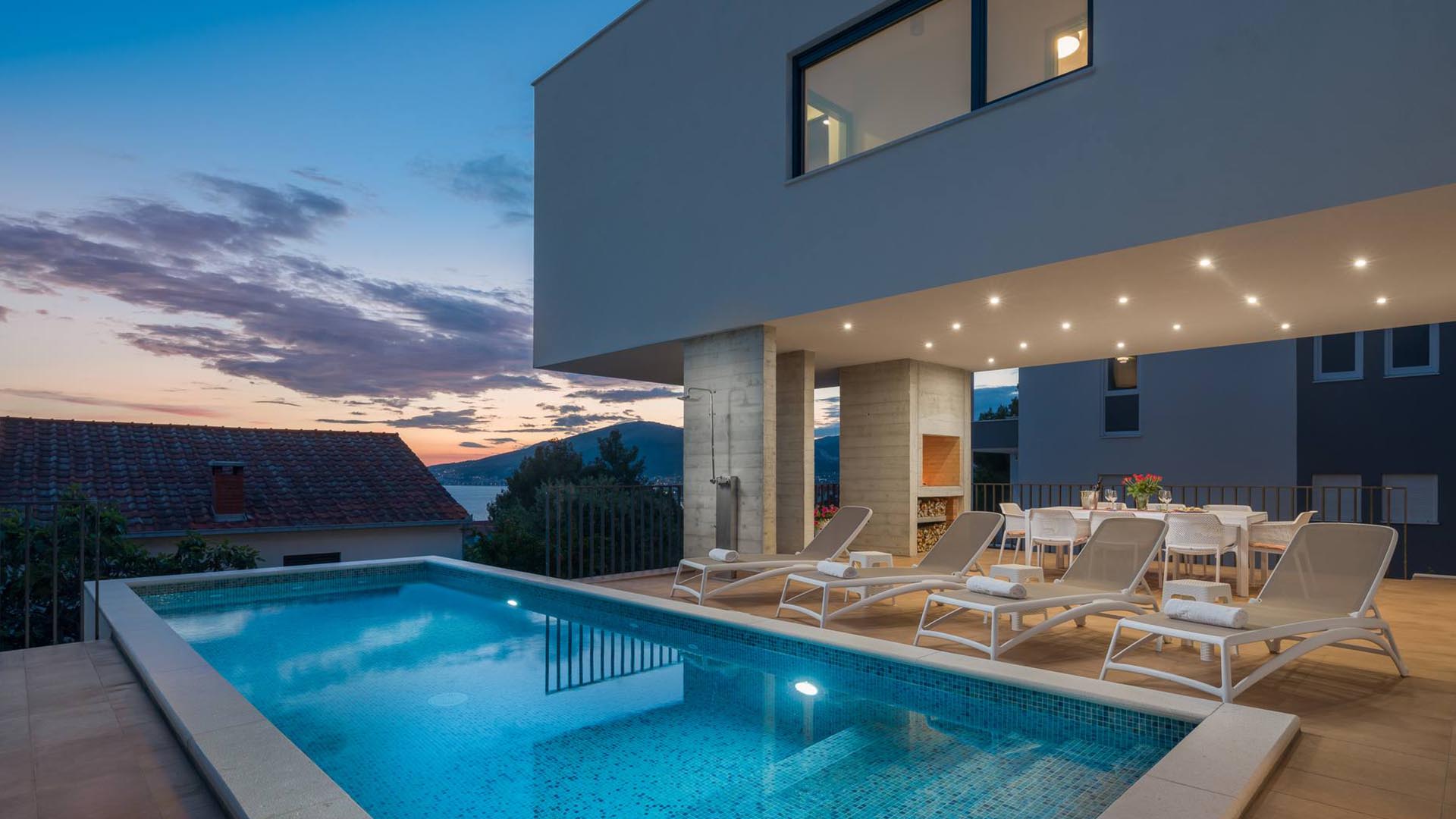 Seaview villa Prima Vista with pool - Eos Croatia