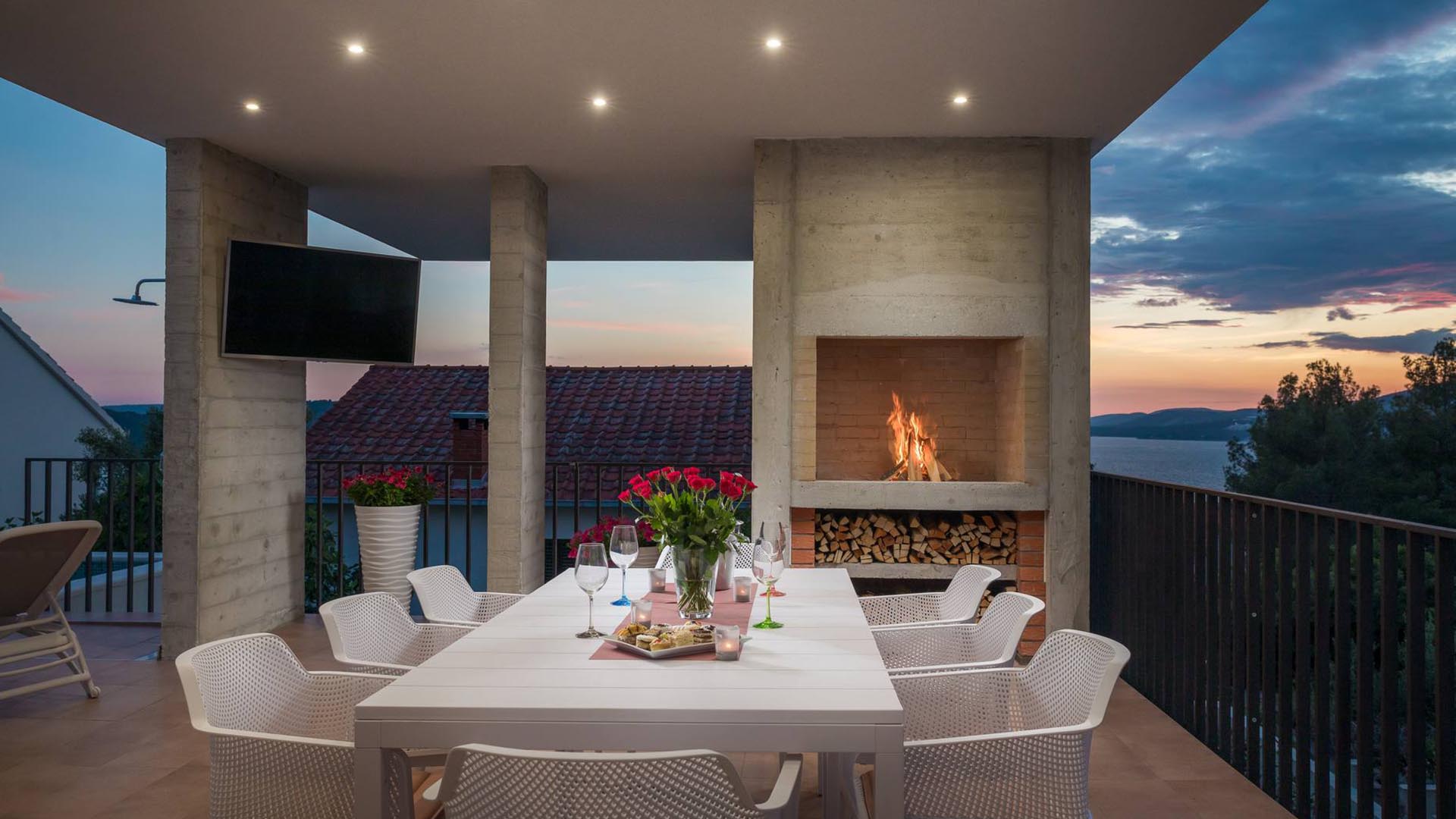 Seaview villa Prima Vista with pool - Eos Croatia