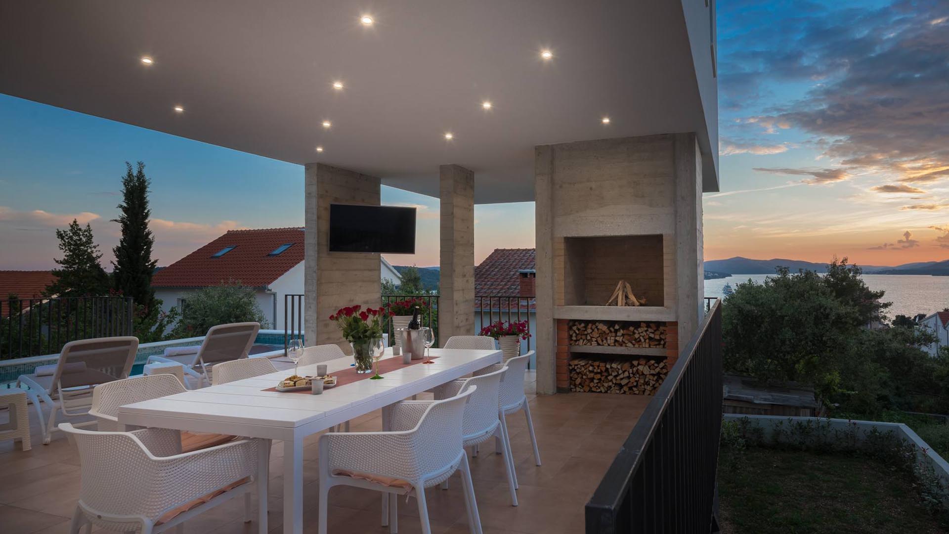 Seaview villa Prima Vista with pool - Eos Croatia